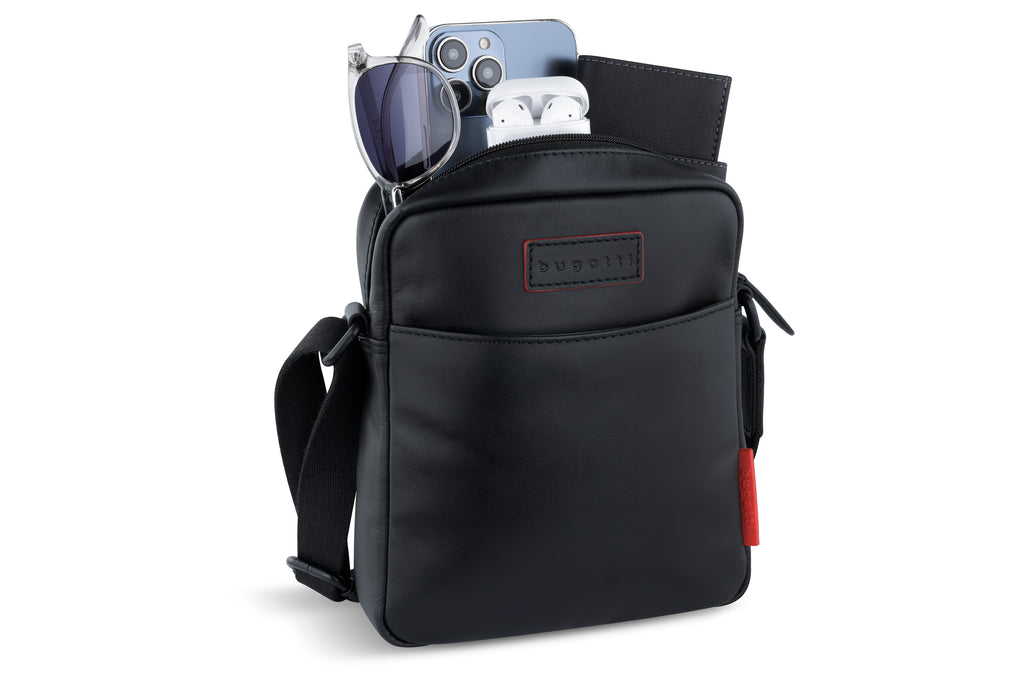 Bugatti Clark Schultertasche, klein, schwarz – Ansicht 1