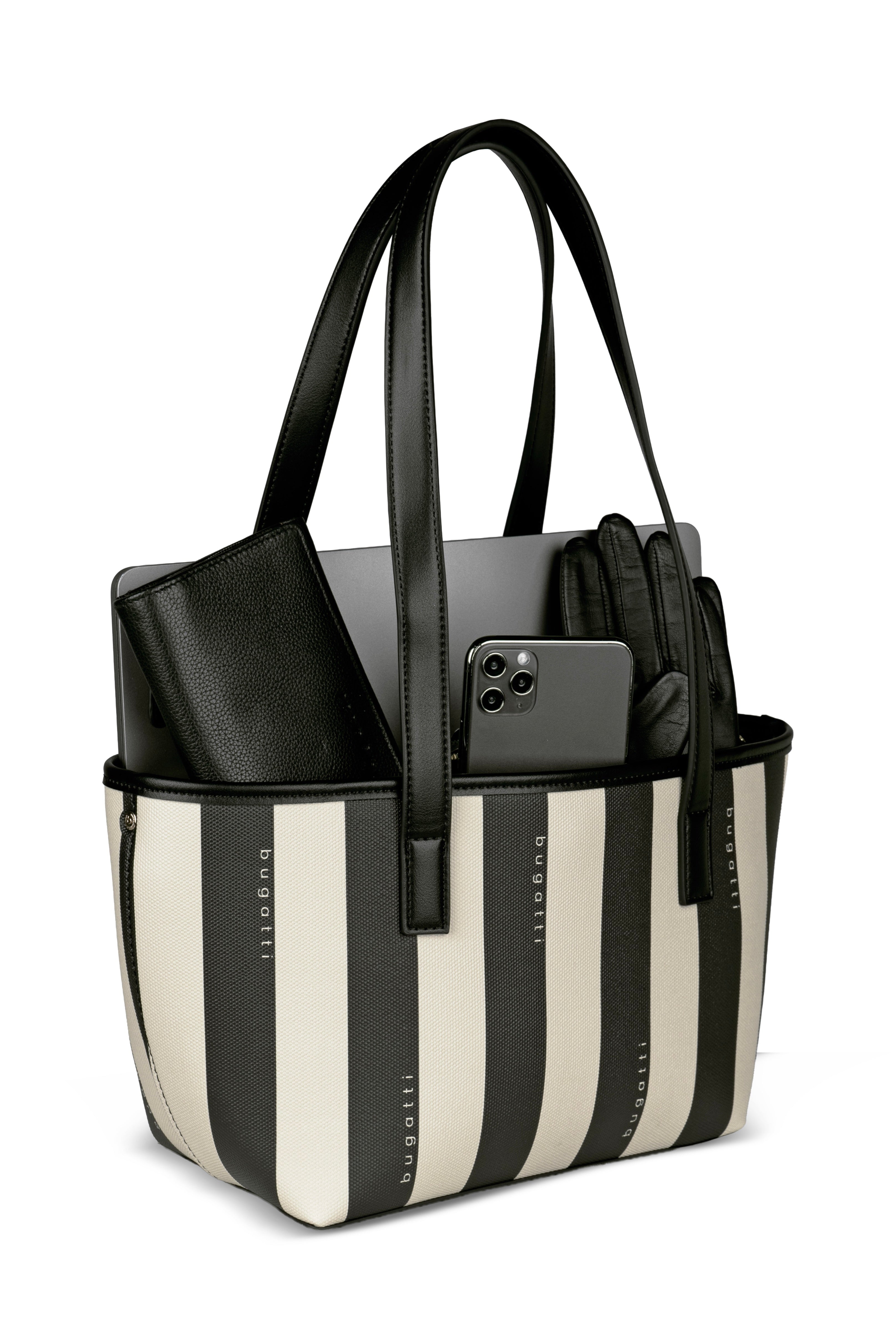 Bugatti Cleo Shopper, schwarz – Ansicht 1