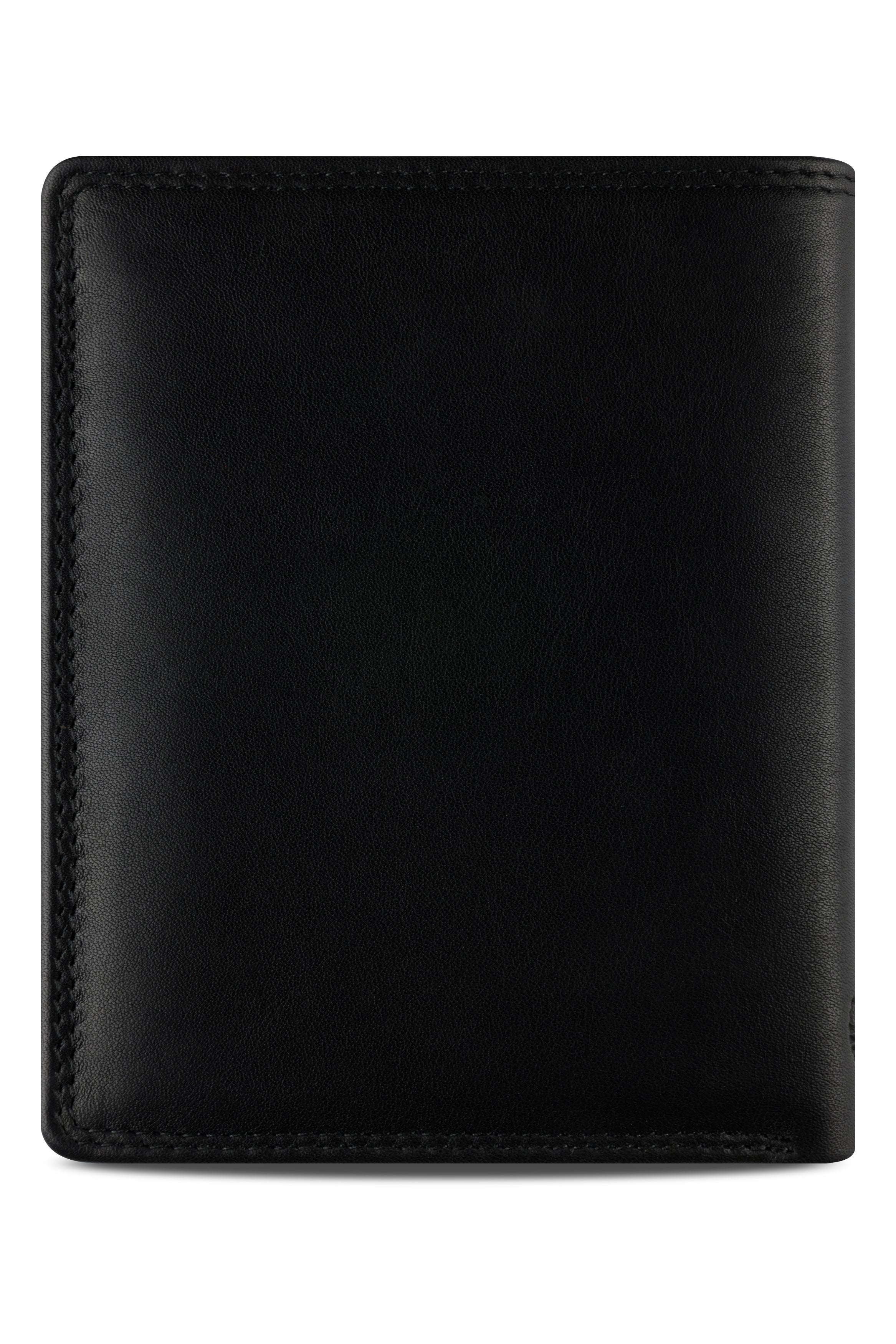 Bugatti Simbiosi Hochformatbörse mit RV-Fach (8 CC), schwarz – Ansicht 4