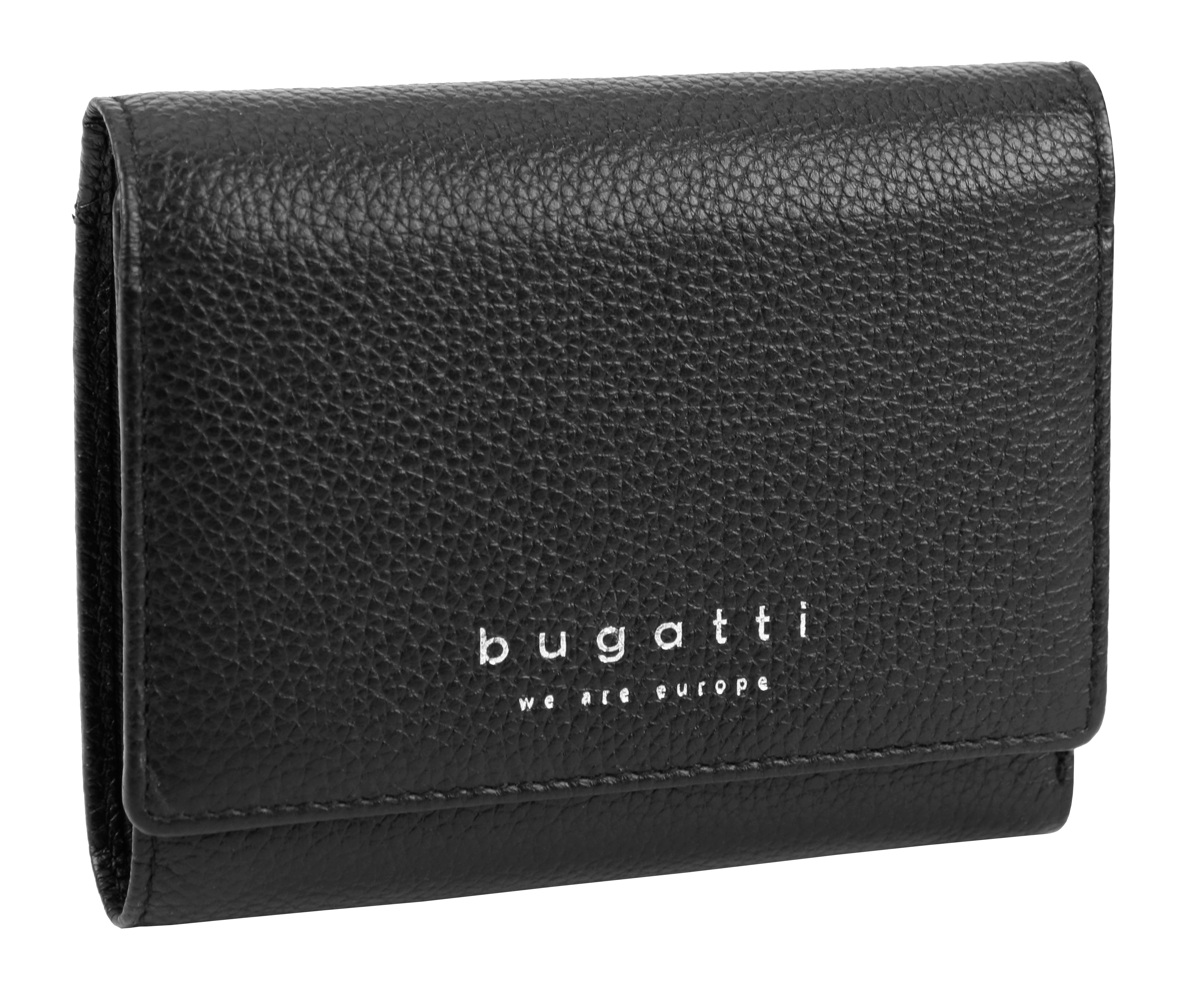 Bugatti Damenbörse Linda Überschlagbörse Medium, schwarz – Ansicht 2