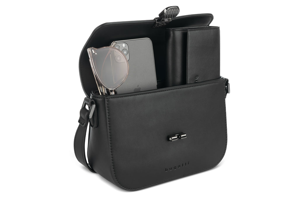 Bugatti Nela Schultertasche, schwarz – Ansicht 1