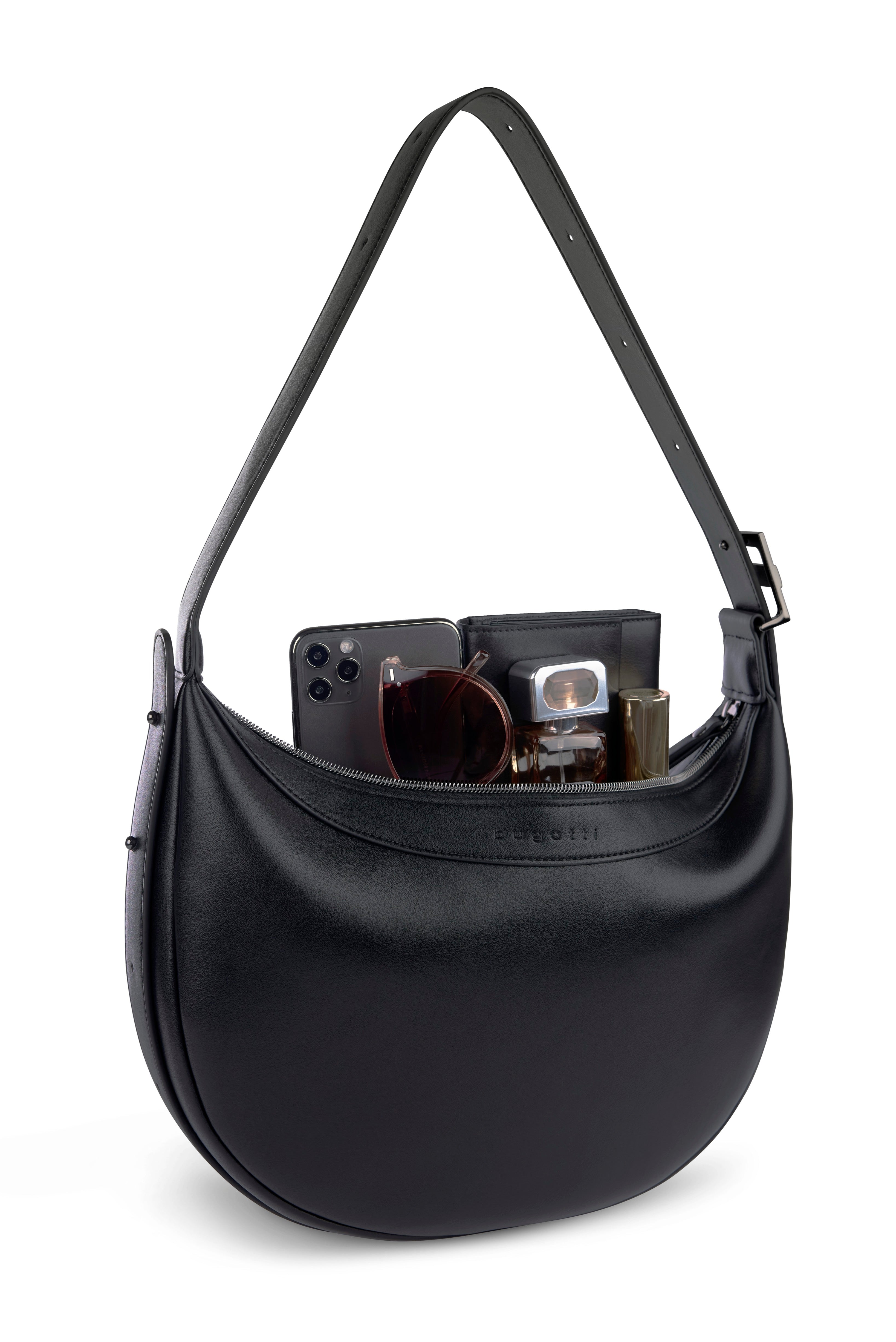 Bugatti Amelie Schultertasche M, schwarz – Ansicht 1