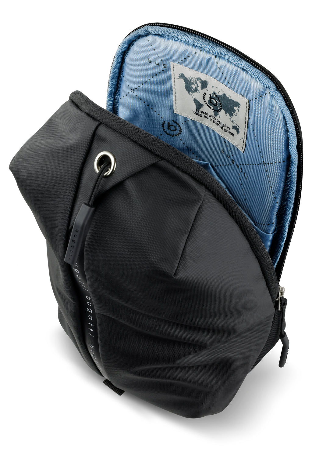 Bugatti Crossbody Blanc De Light Umhängetasche, schwarz – Ansicht 6