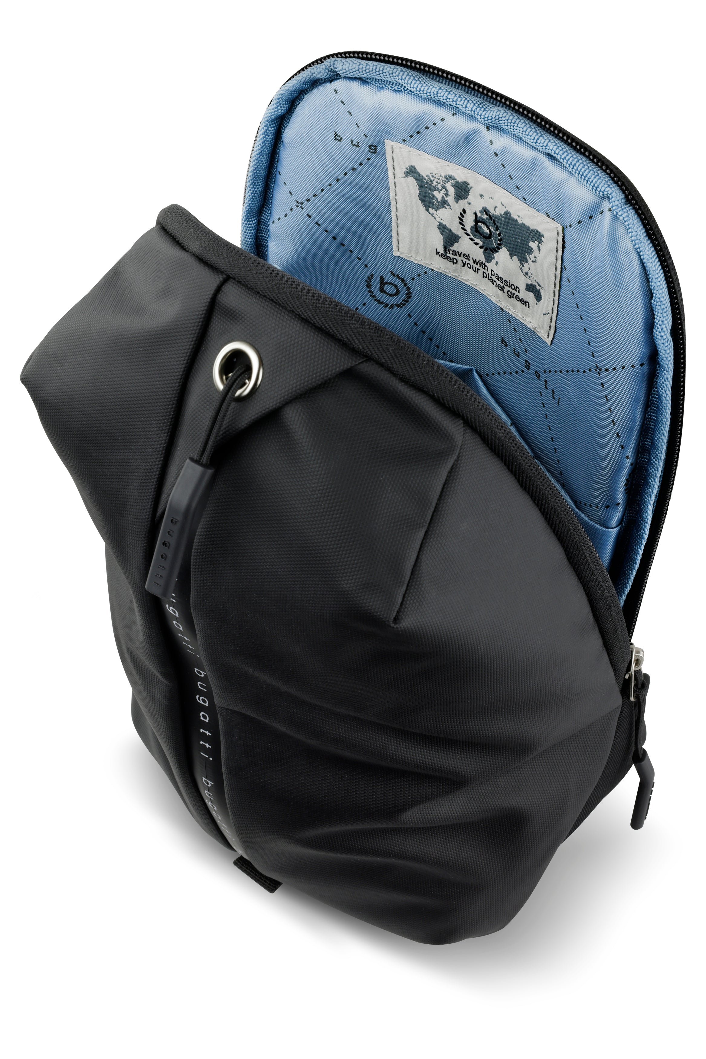Bugatti Crossbody Blanc De Light Umhängetasche, schwarz – Ansicht 6