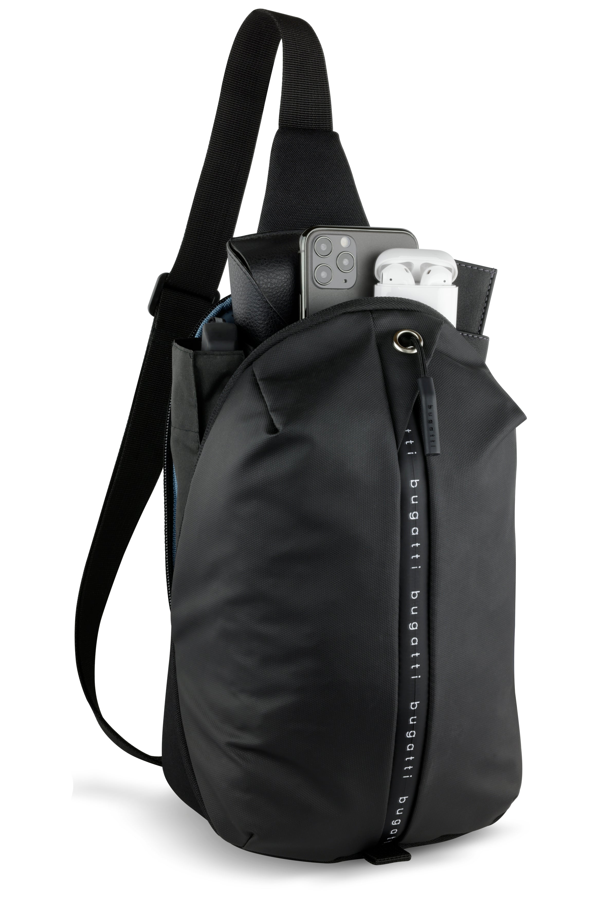 Bugatti Crossbody Blanc De Light Umhängetasche, schwarz – Ansicht 1