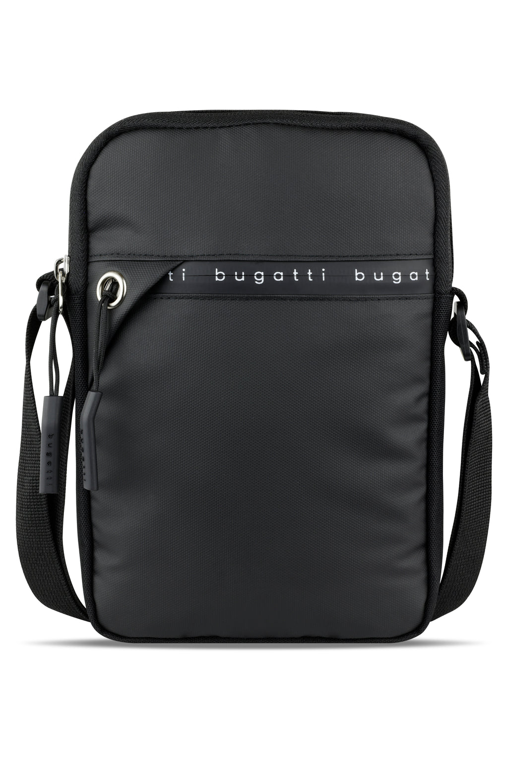 Bugatti Reporter Blanc De Light Schultertasche, klein, schwarz – Ansicht 2
