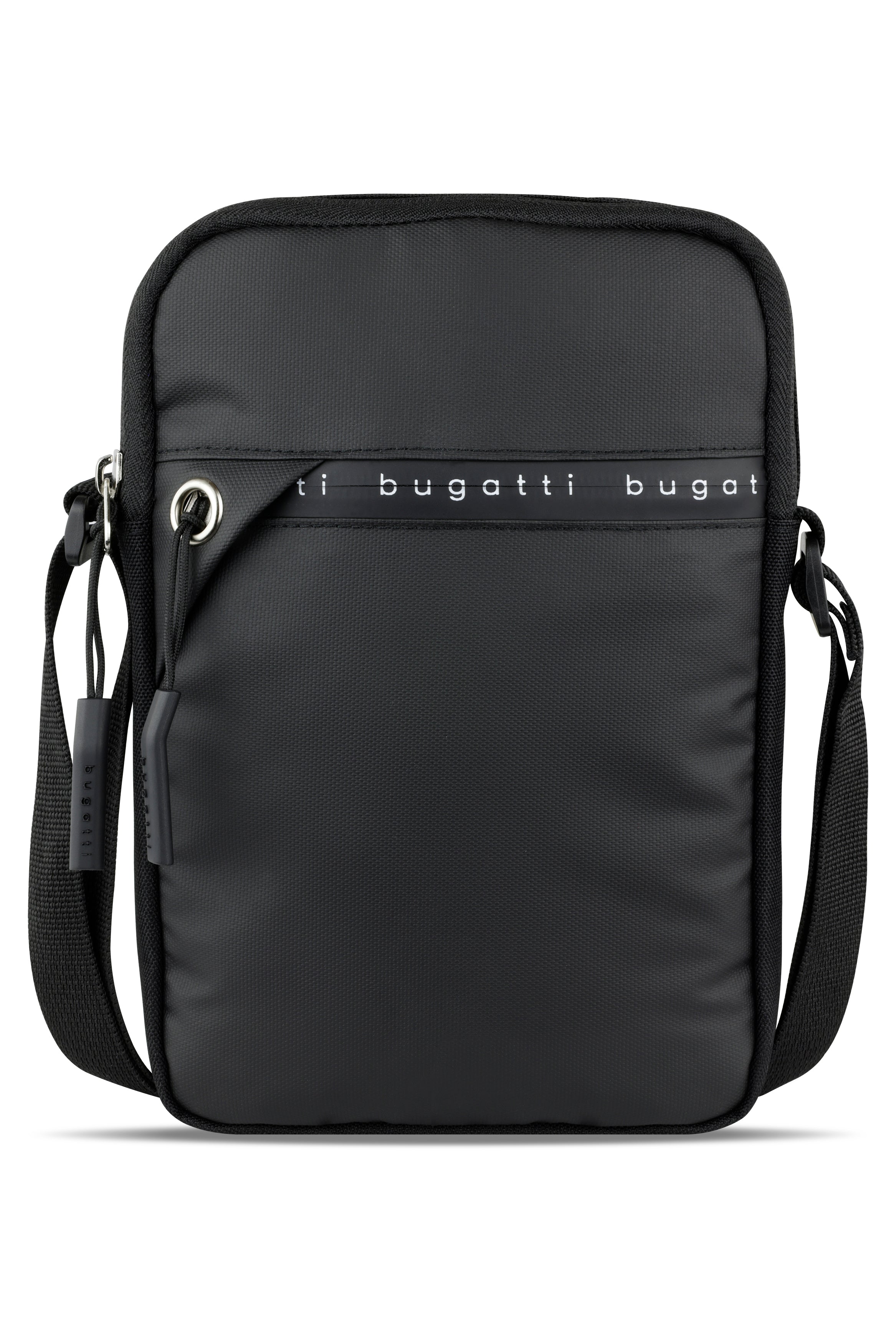 Bugatti Reporter Blanc De Light Schultertasche, klein, schwarz – Ansicht 2
