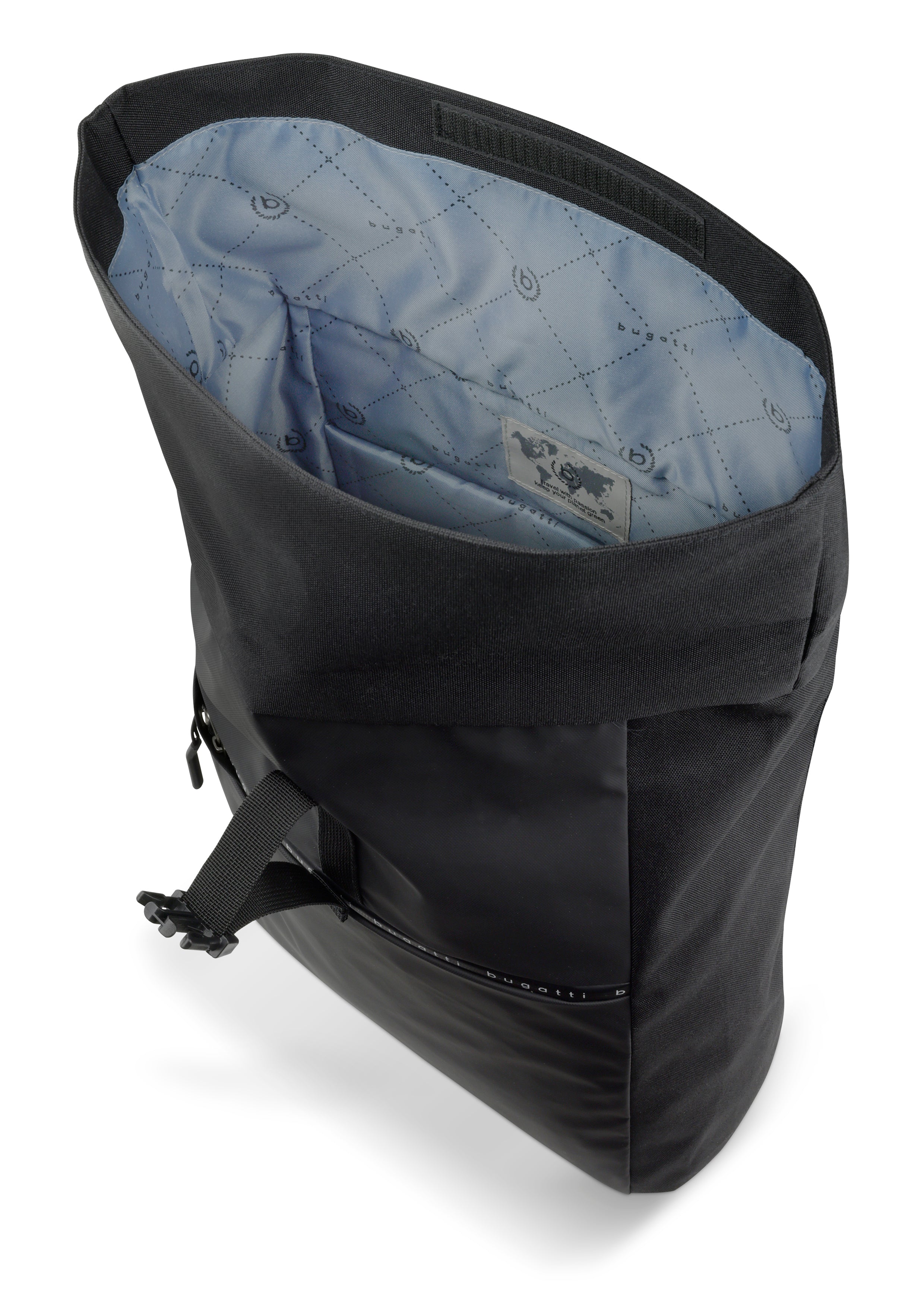 Bugatti Backpack Blanc De Light Roll-Rucksack, schwarz – Ansicht 6