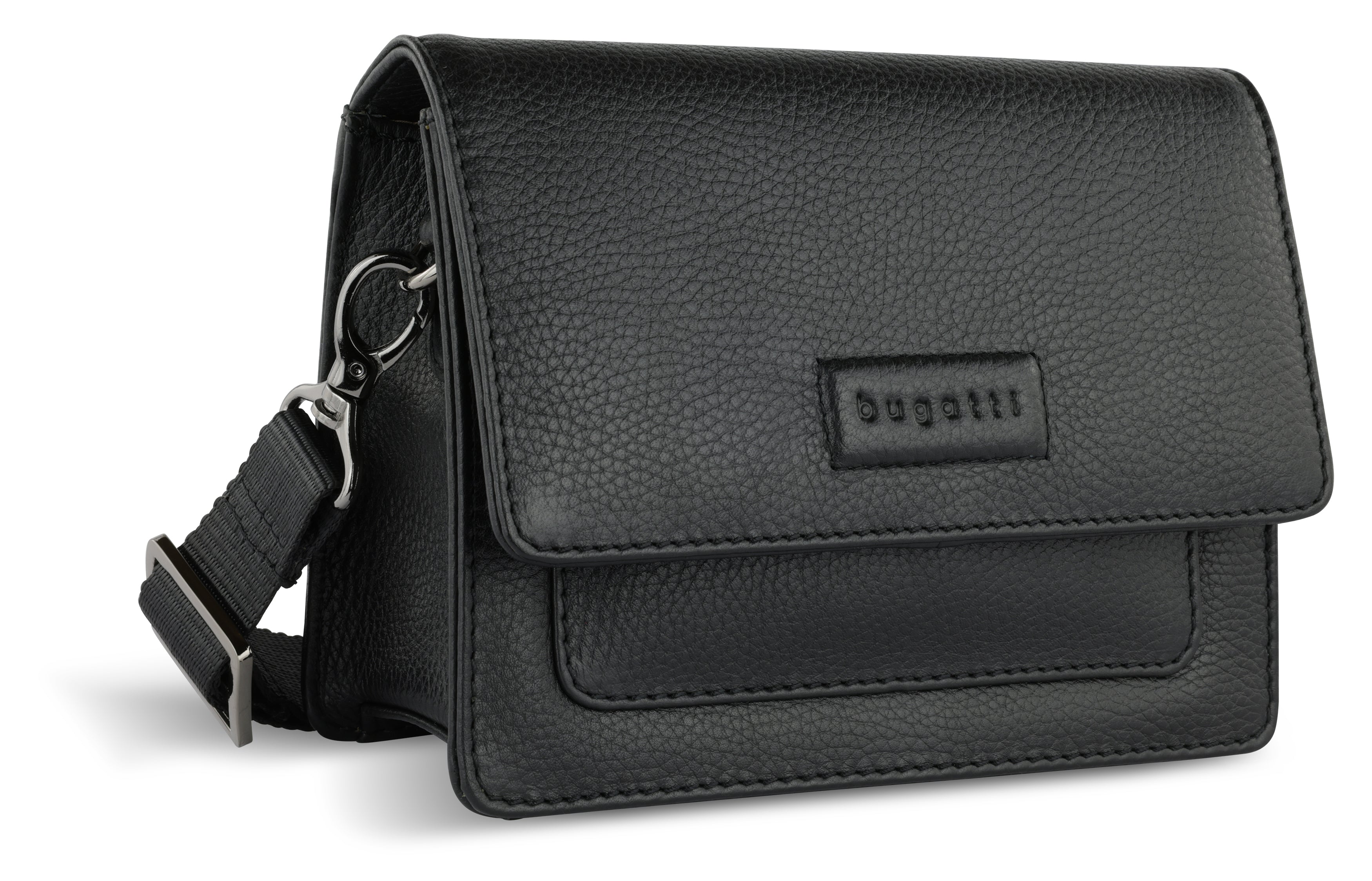Bugatti Elsa Schultertasche klein, schwarz – Ansicht 3