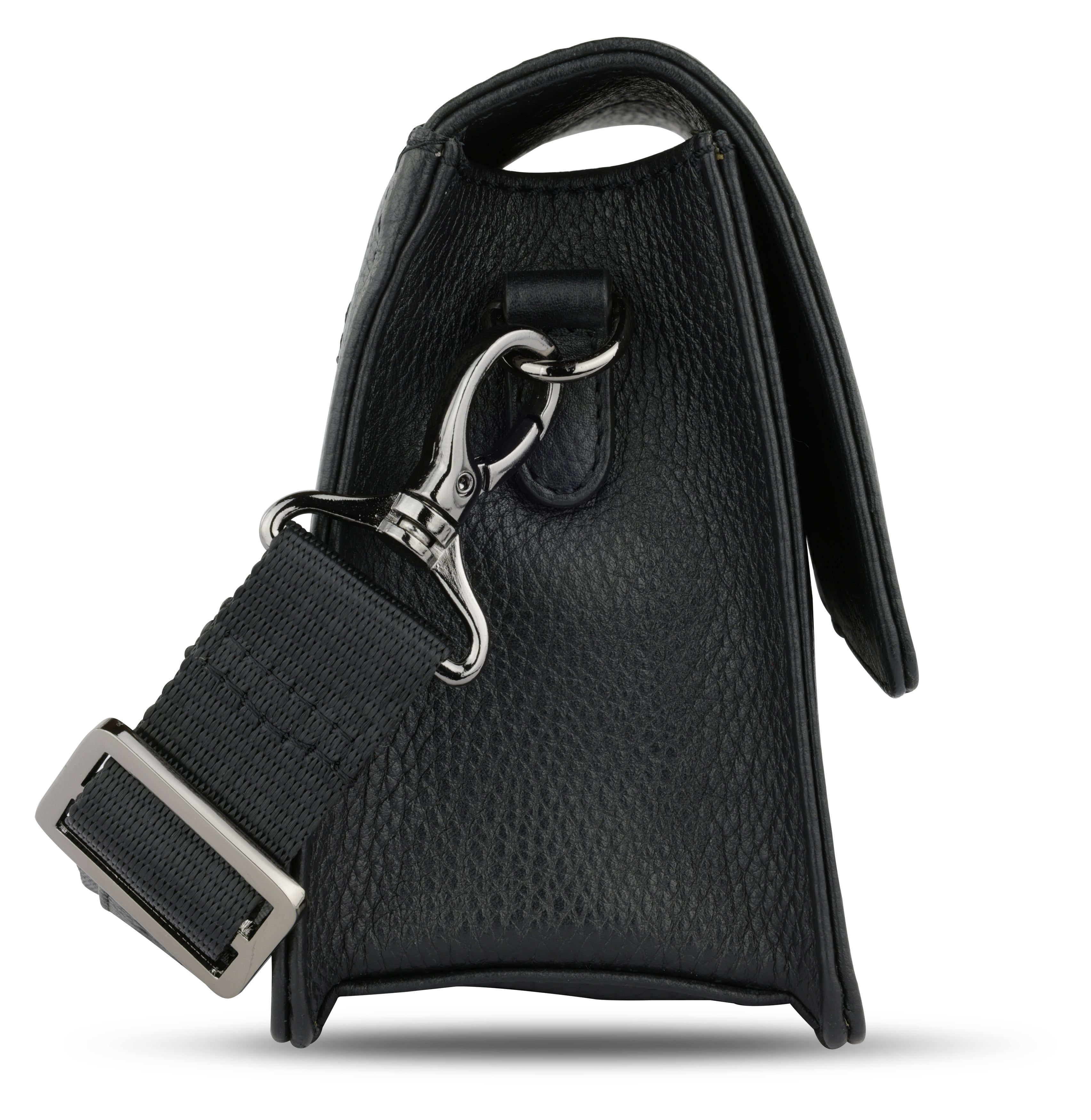 Bugatti Elsa Schultertasche klein, schwarz – Ansicht 4