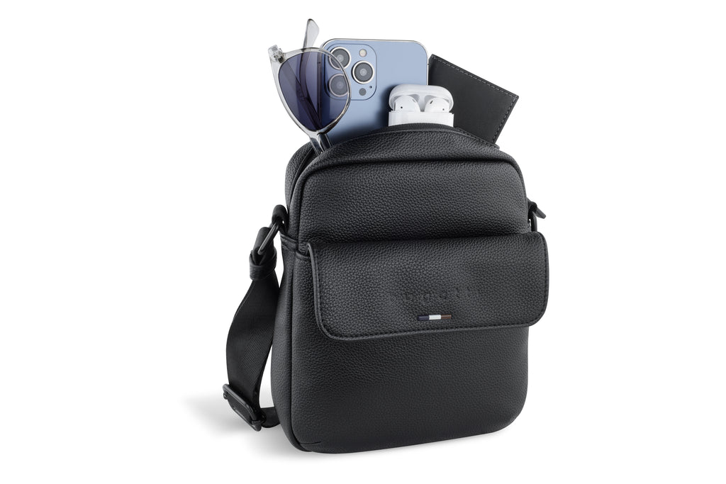 Bugatti Rico Schultertasche, klein, schwarz – Ansicht 1