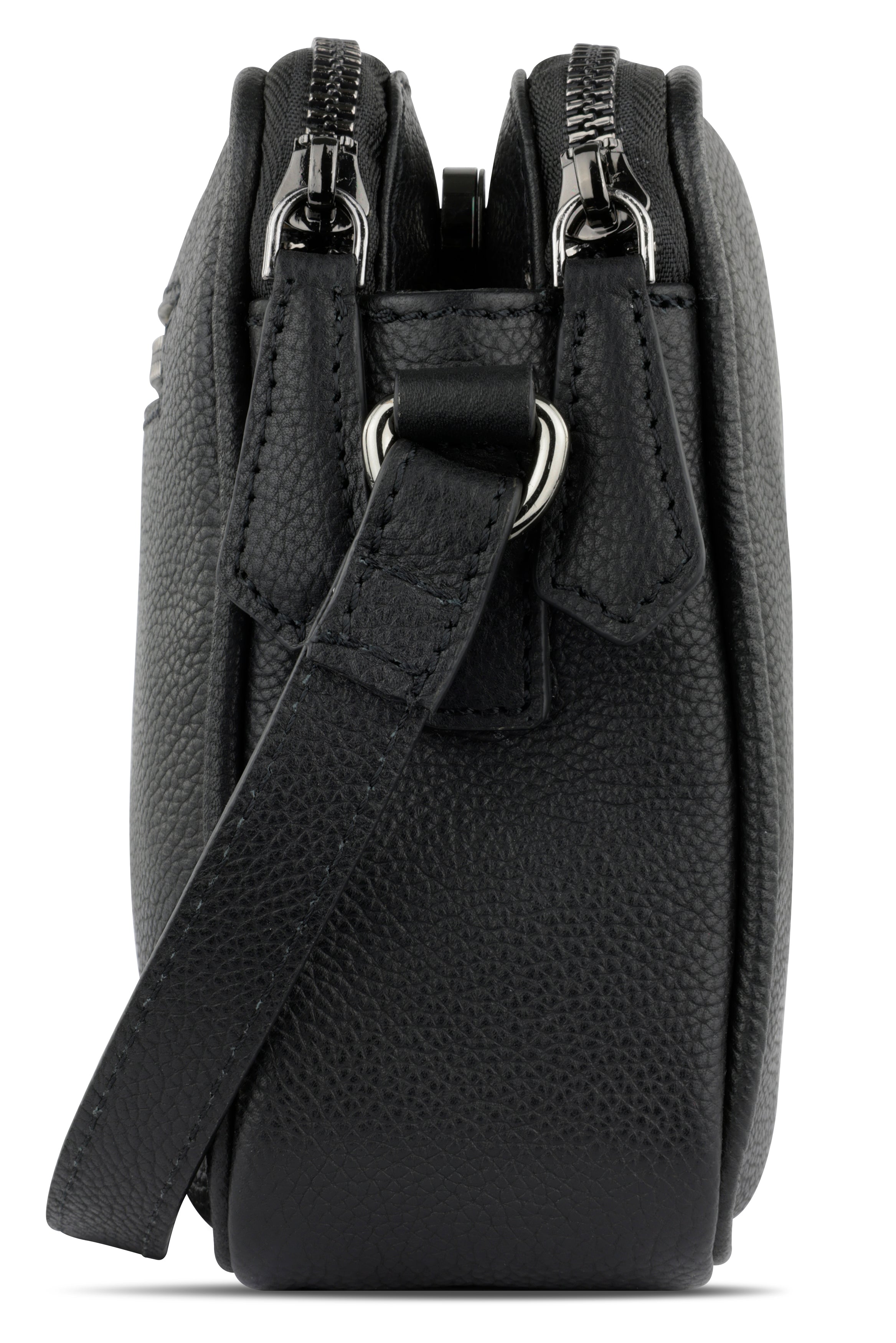 Bugatti Bella Schultertasche klein, schwarz – Ansicht 5