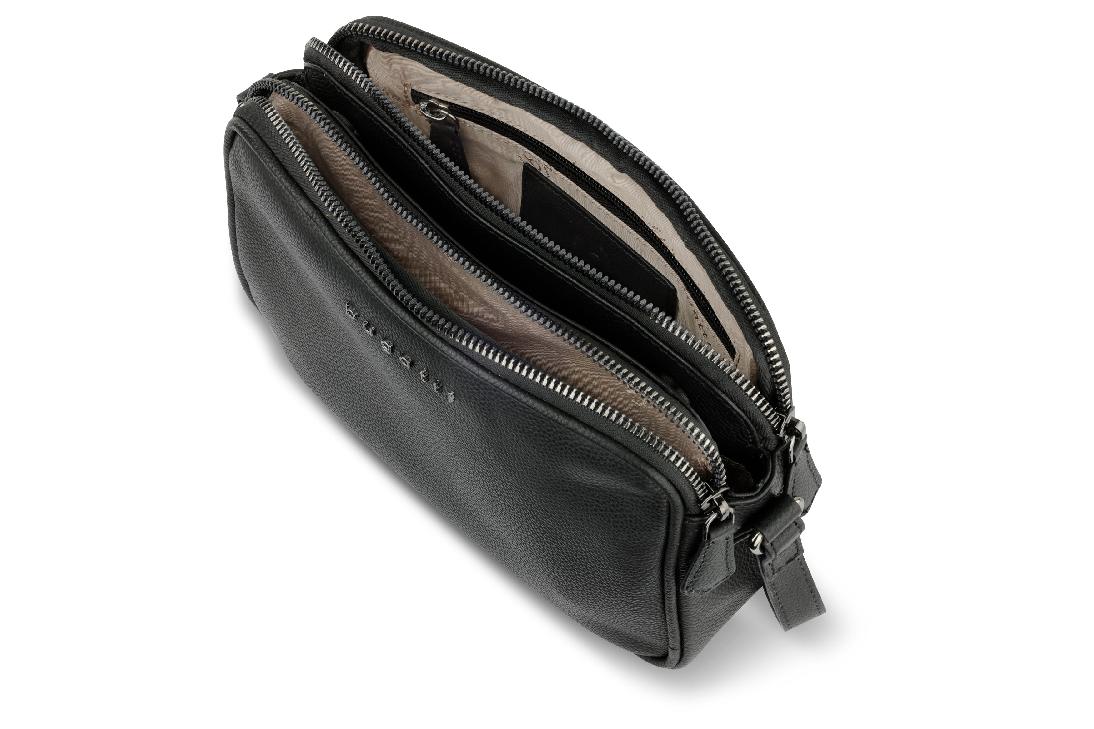 Bugatti Bella Schultertasche klein, schwarz – Ansicht 1