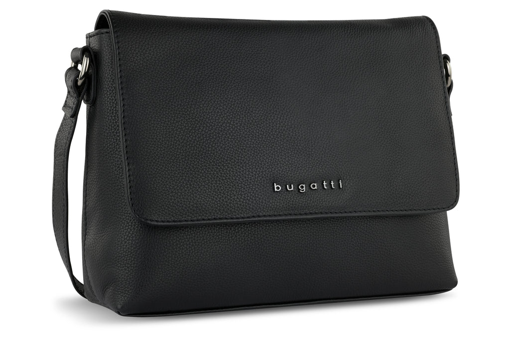 Bugatti Bella Schultertasche, schwarz – Ansicht 3