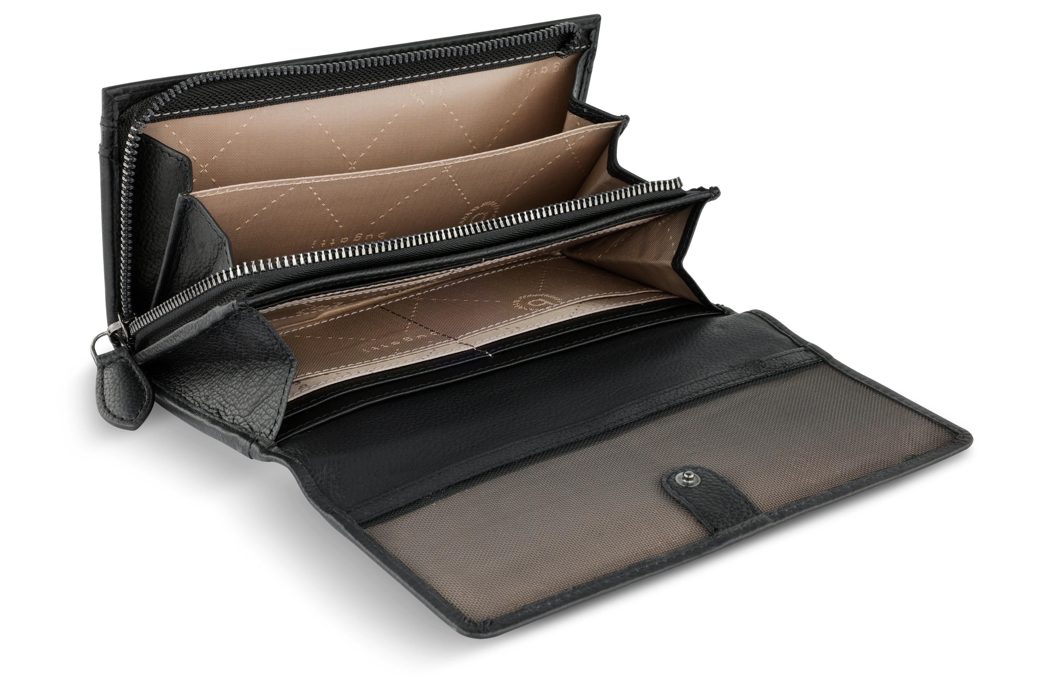 Bugatti Bella Damenbörse, schwarz – 49482401 – Ansicht 1