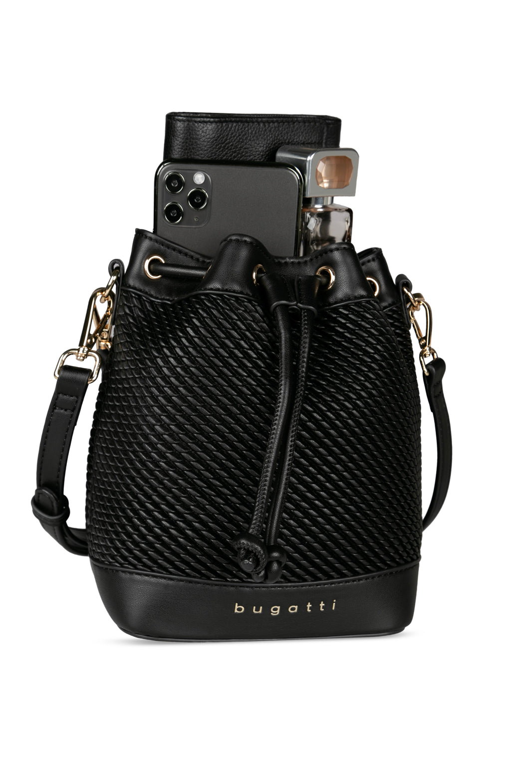 Bugatti Julice Beuteltasche, schwarz – Ansicht 1