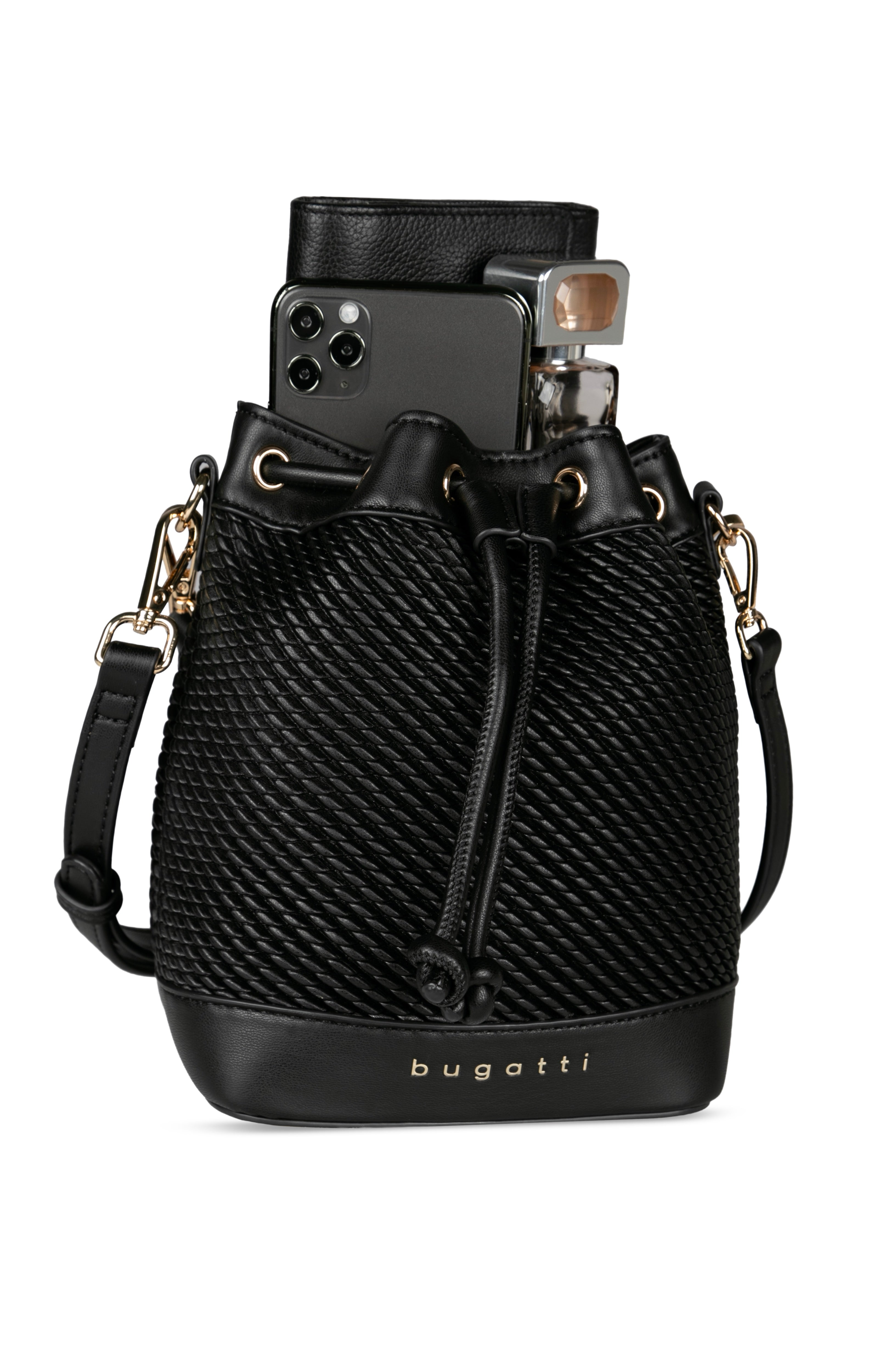 Bugatti Julice Beuteltasche, schwarz – Ansicht 1