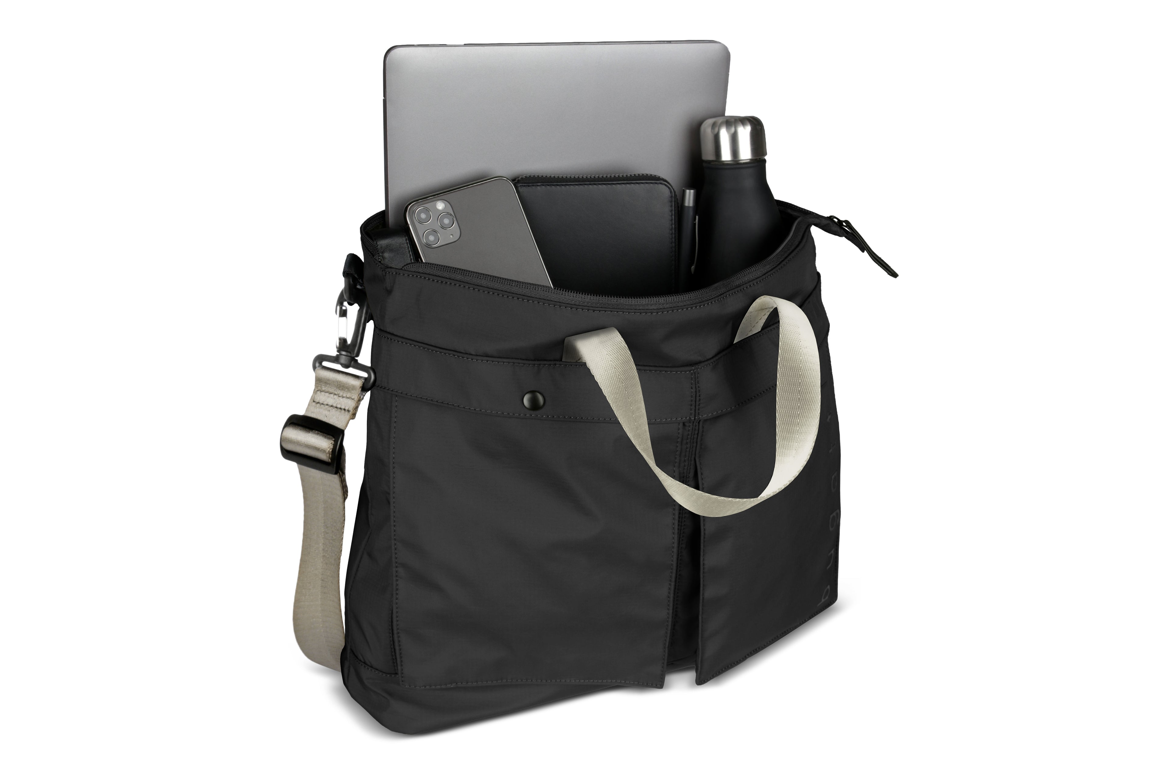 Bugatti Legere Shopper, schwarz – Ansicht 1