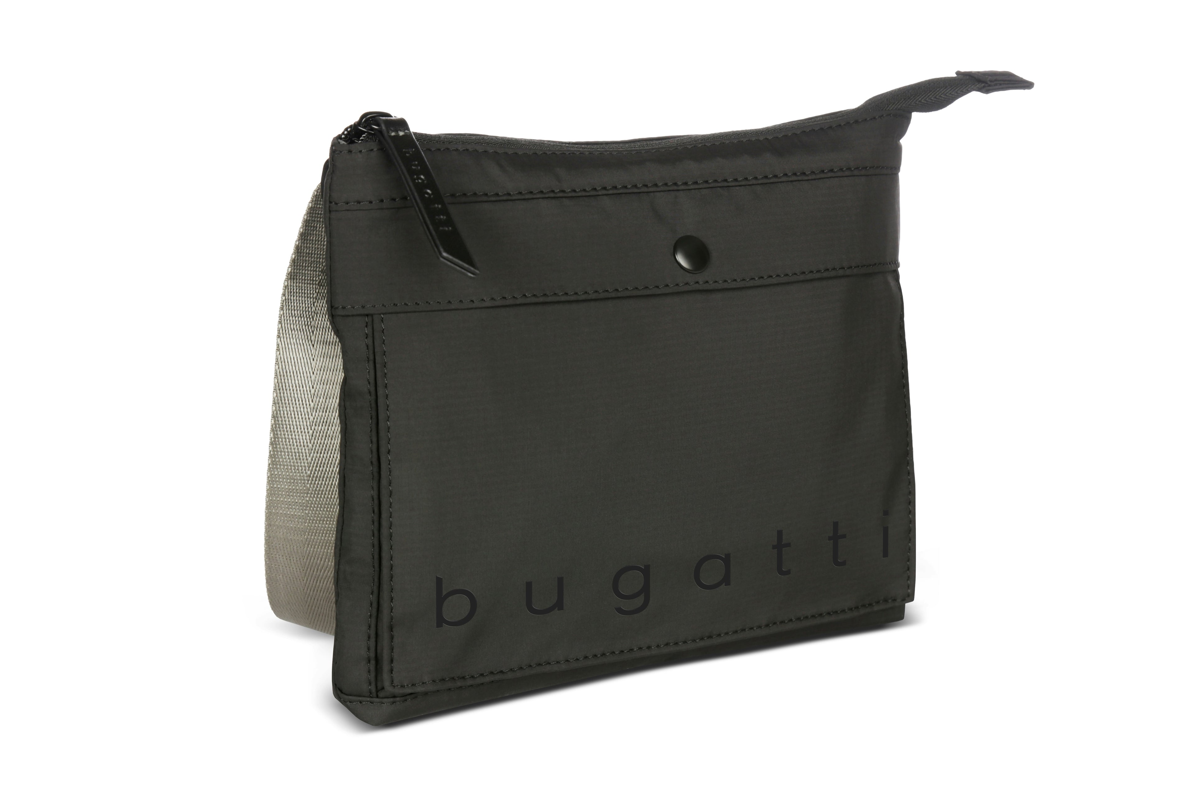 Bugatti Legere Schultertasche klein, schwarz – Ansicht 3