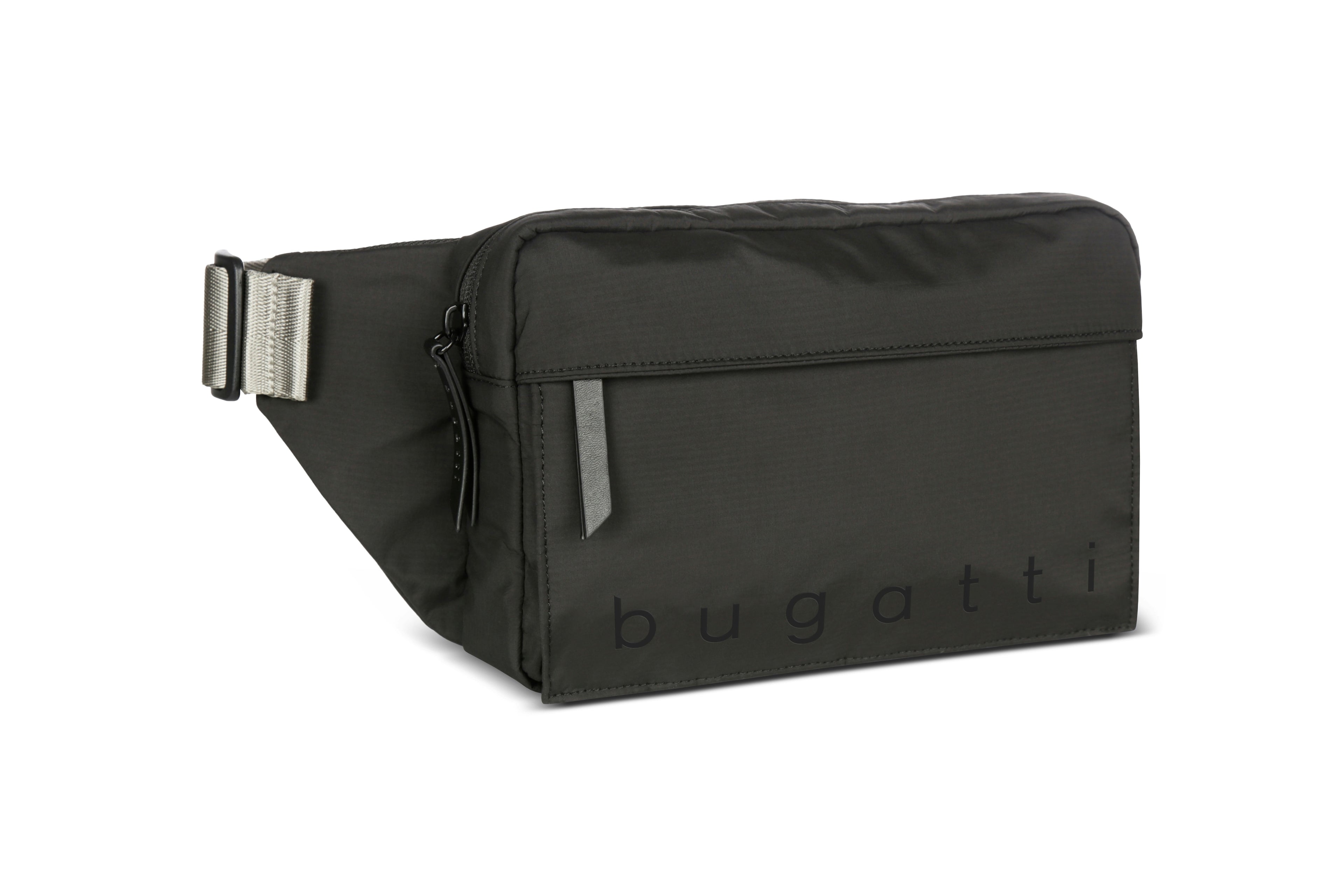 Bugatti Legere Bauchtasche, schwarz – Ansicht 3
