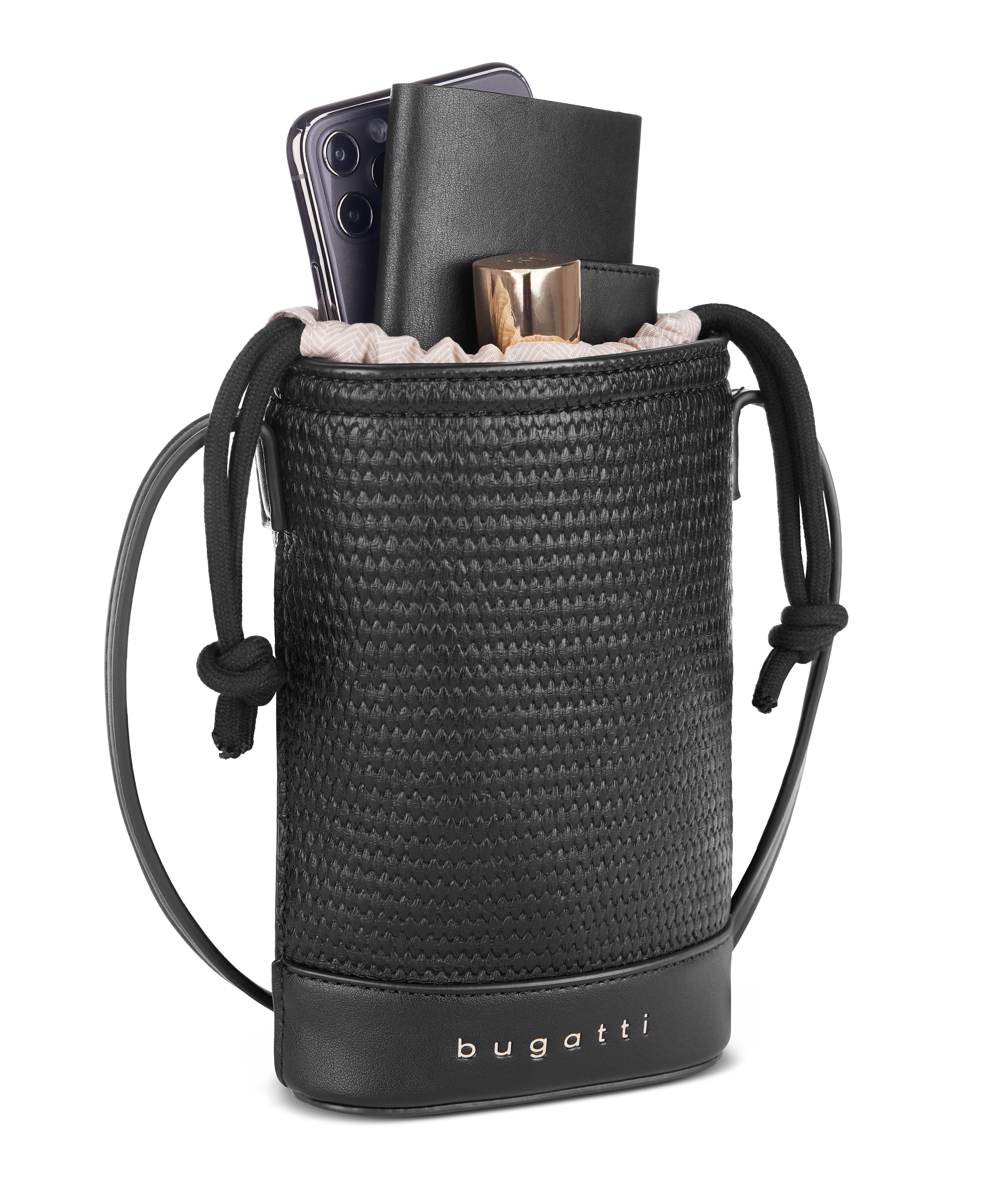 Bugatti ISA Mini Schultertasche, schwarz – Ansicht 1