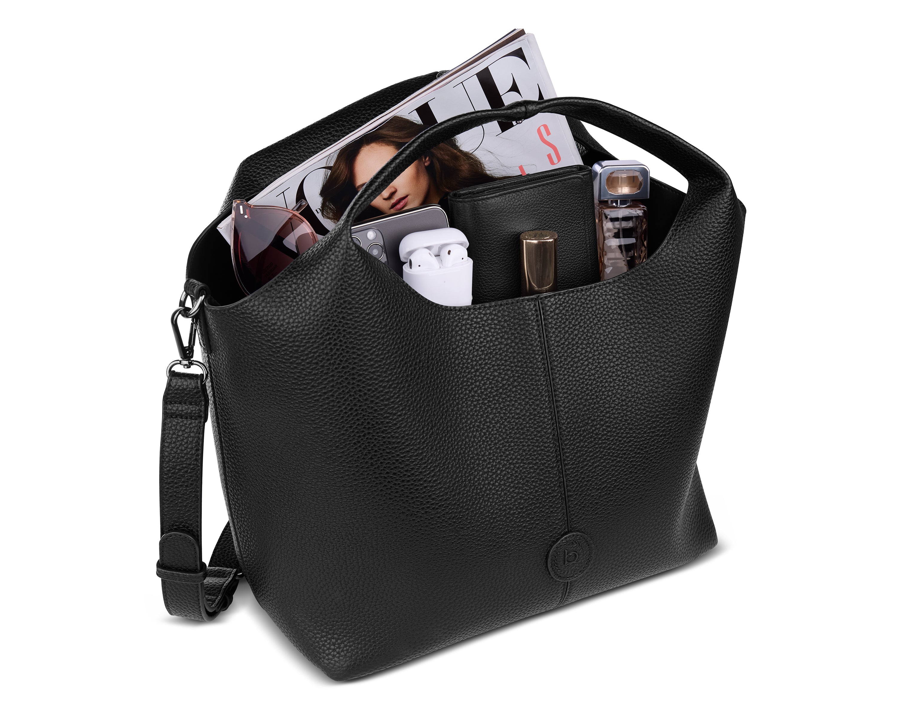 Bugatti ZOE Shopper, schwarz – Ansicht 1