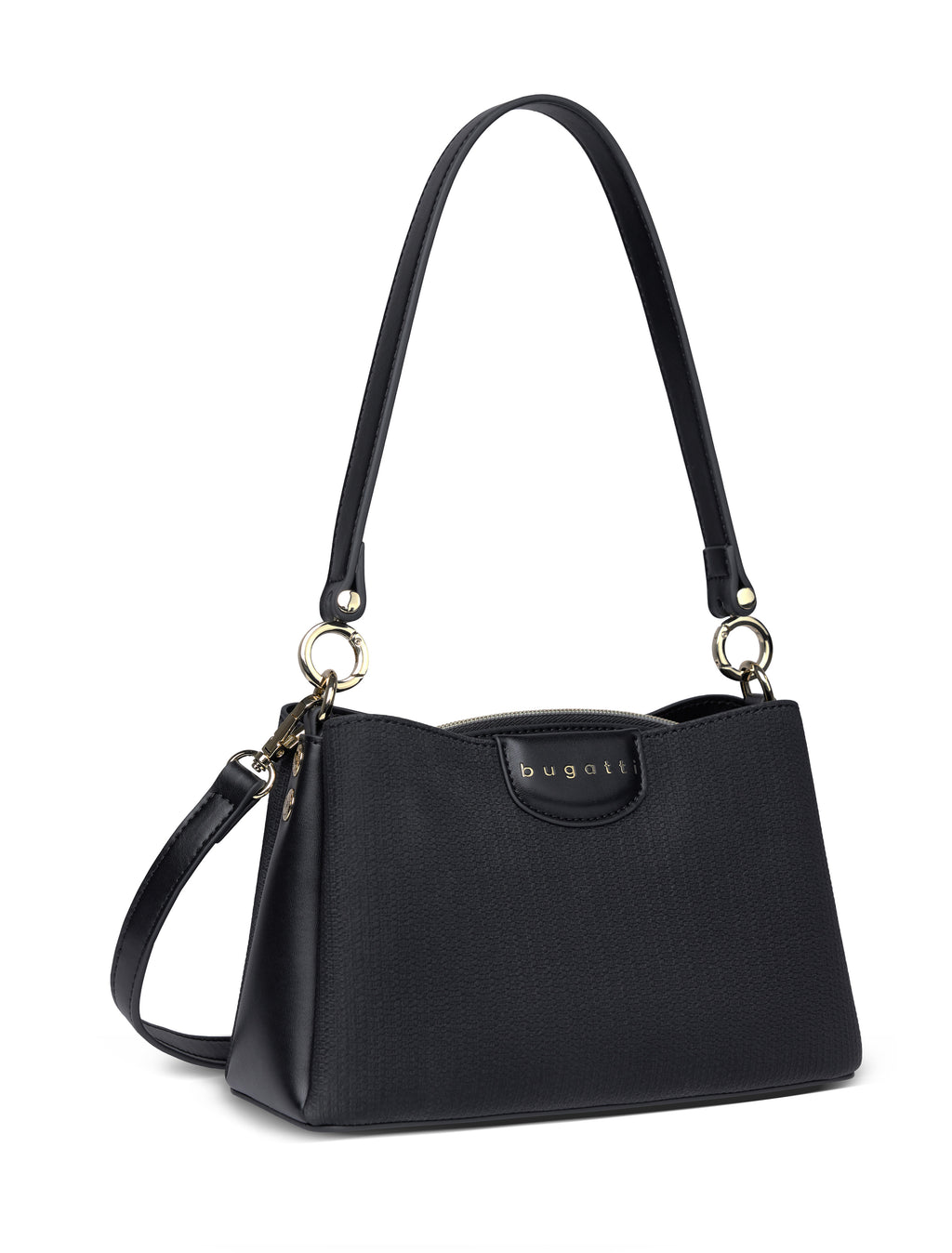 Bugatti LEAH Schultertasche, schwarz – Ansicht 3
