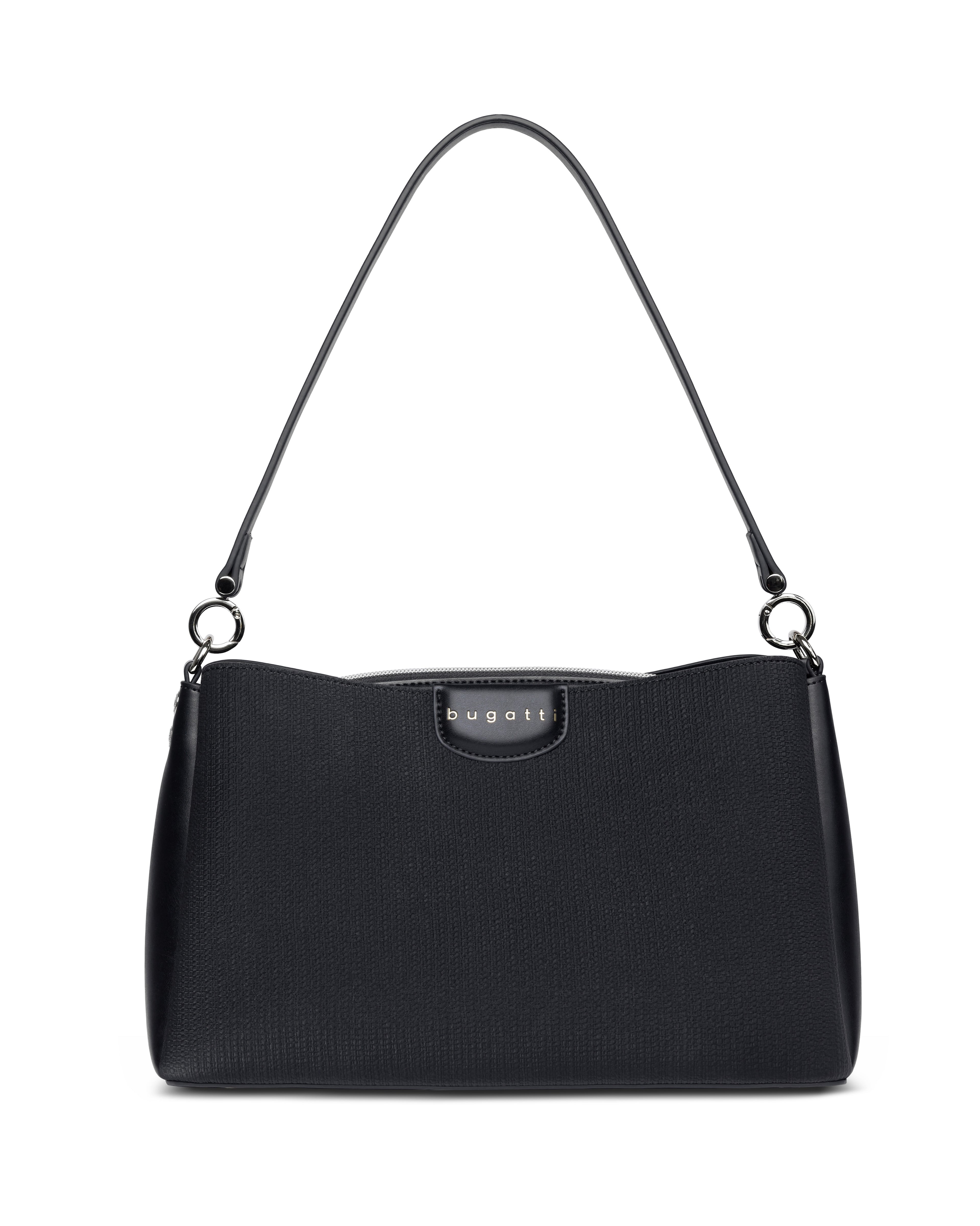 Bugatti LEAH Schultertasche M, schwarz – Ansicht 2
