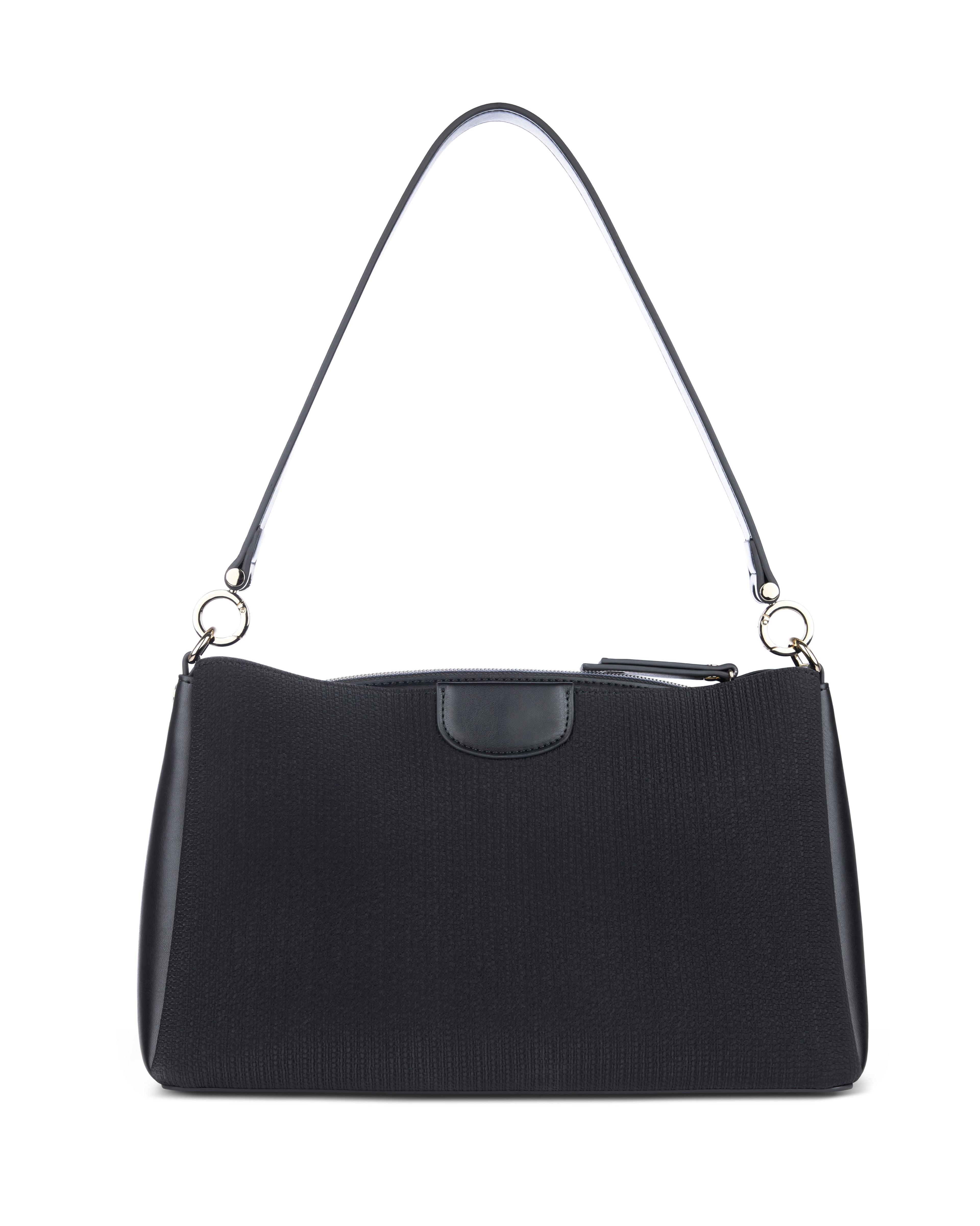 Bugatti LEAH Schultertasche M, schwarz – Ansicht 4