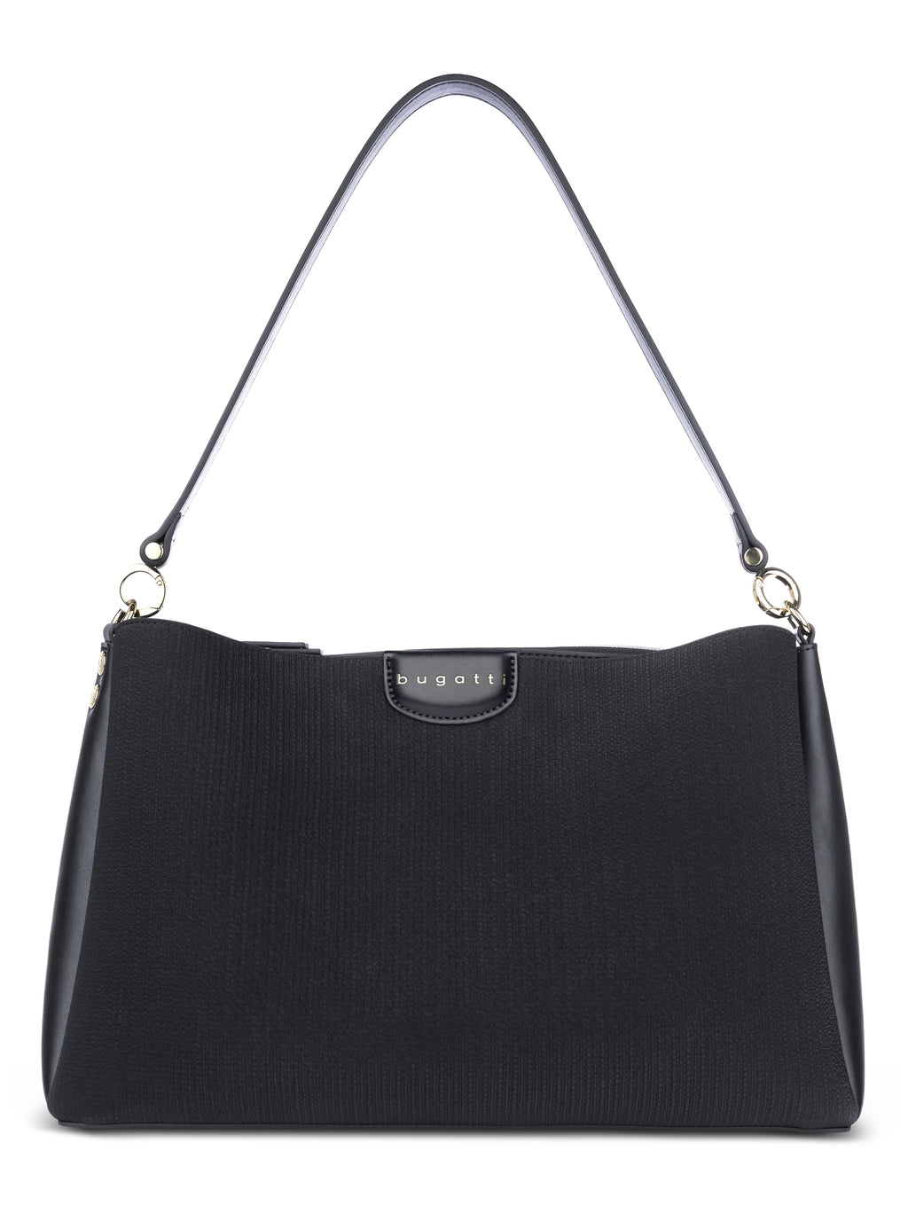 Bugatti LEAH Schultertasche L, schwarz – Ansicht 2