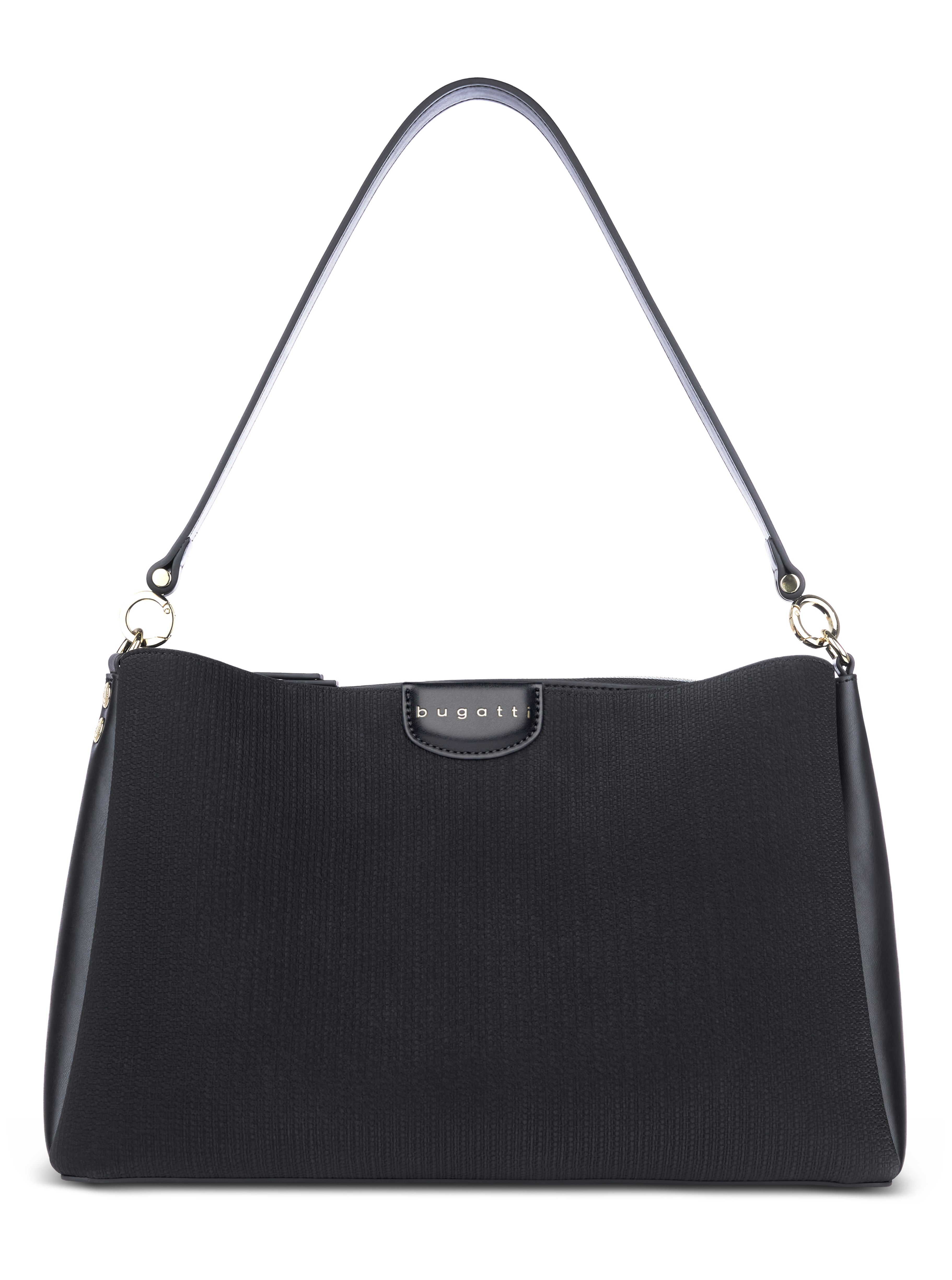 Bugatti LEAH Schultertasche L, schwarz – Ansicht 2