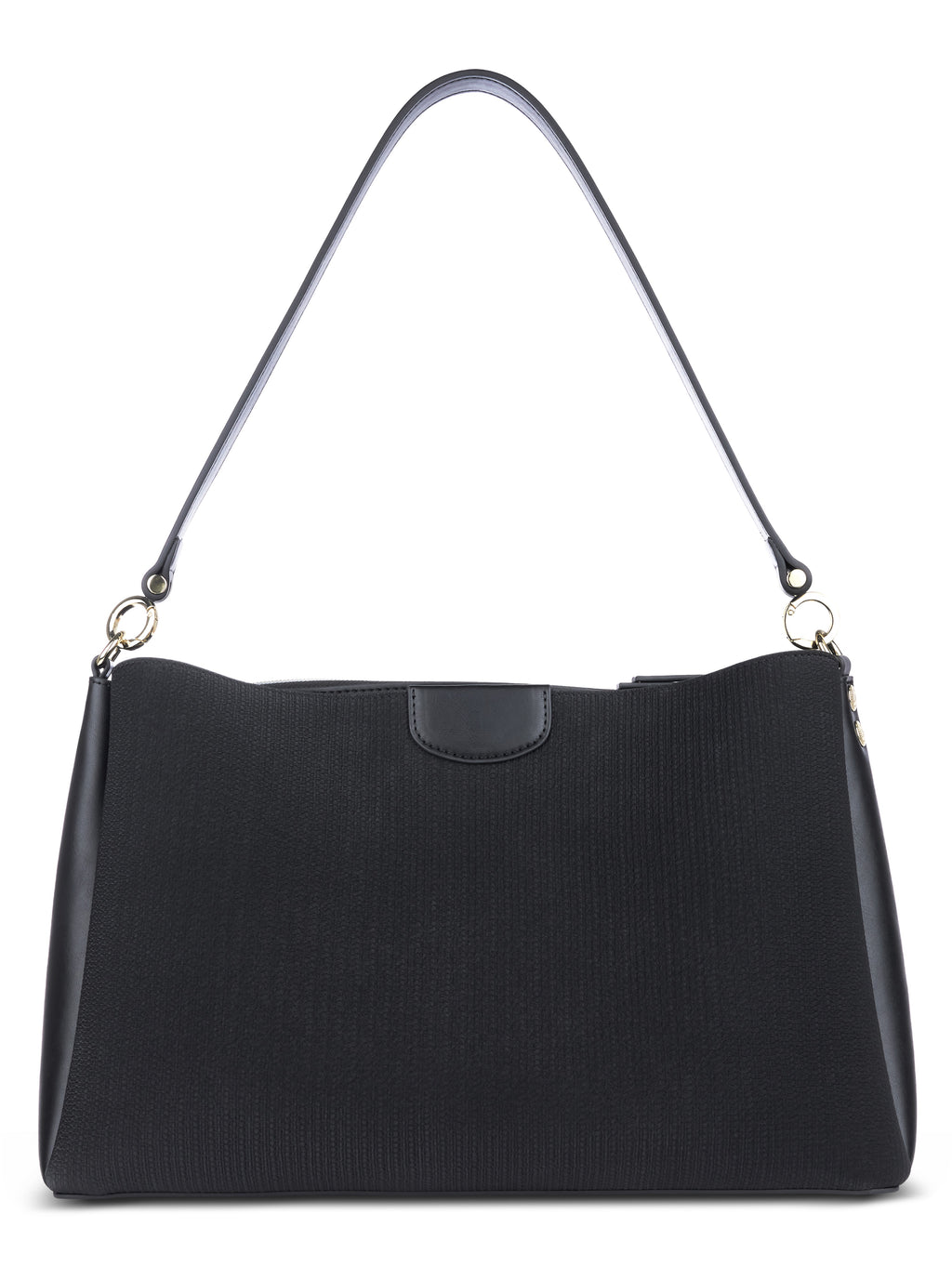 Bugatti LEAH Schultertasche L, schwarz – Ansicht 4