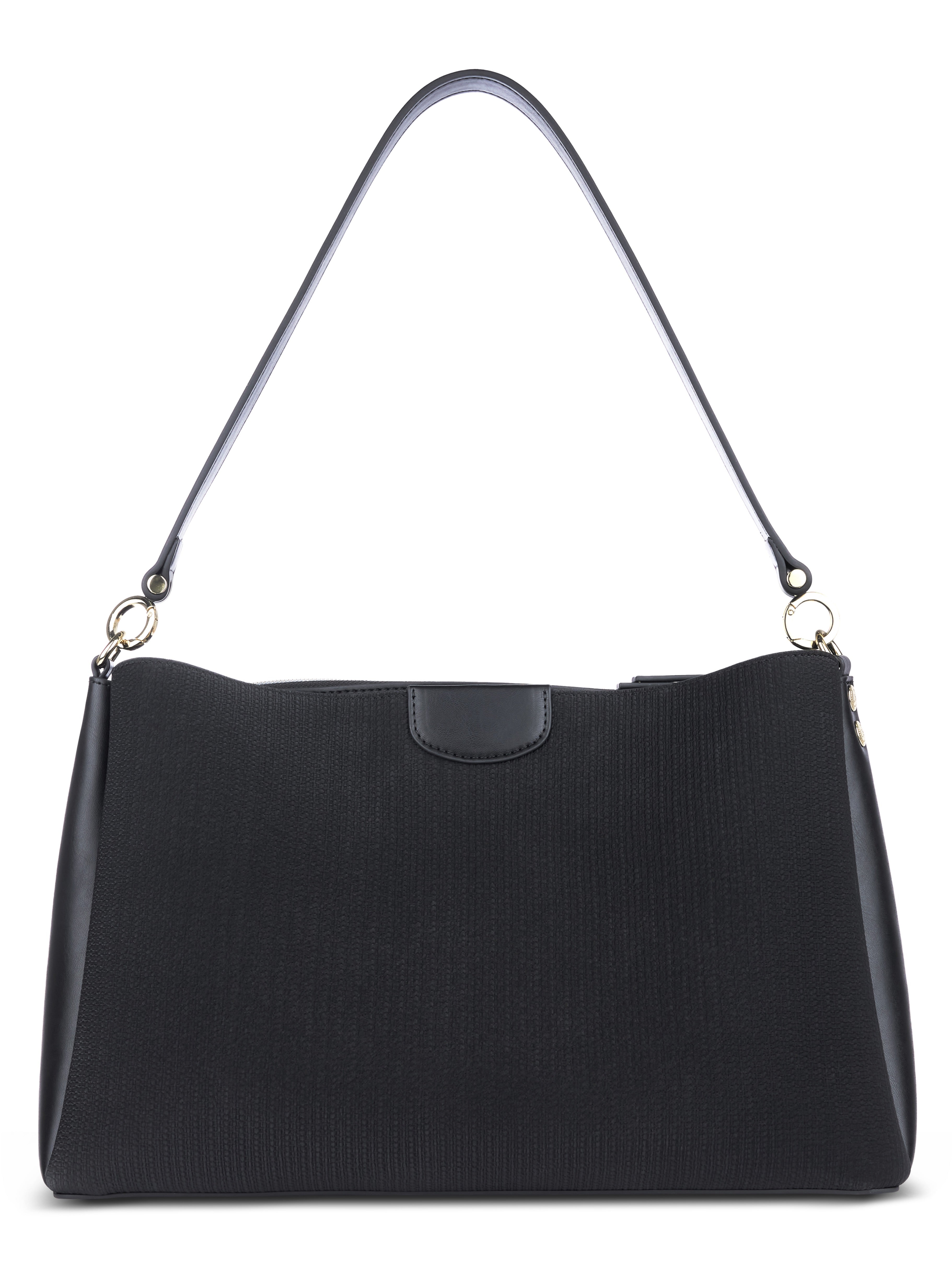 Bugatti LEAH Schultertasche L, schwarz – Ansicht 4