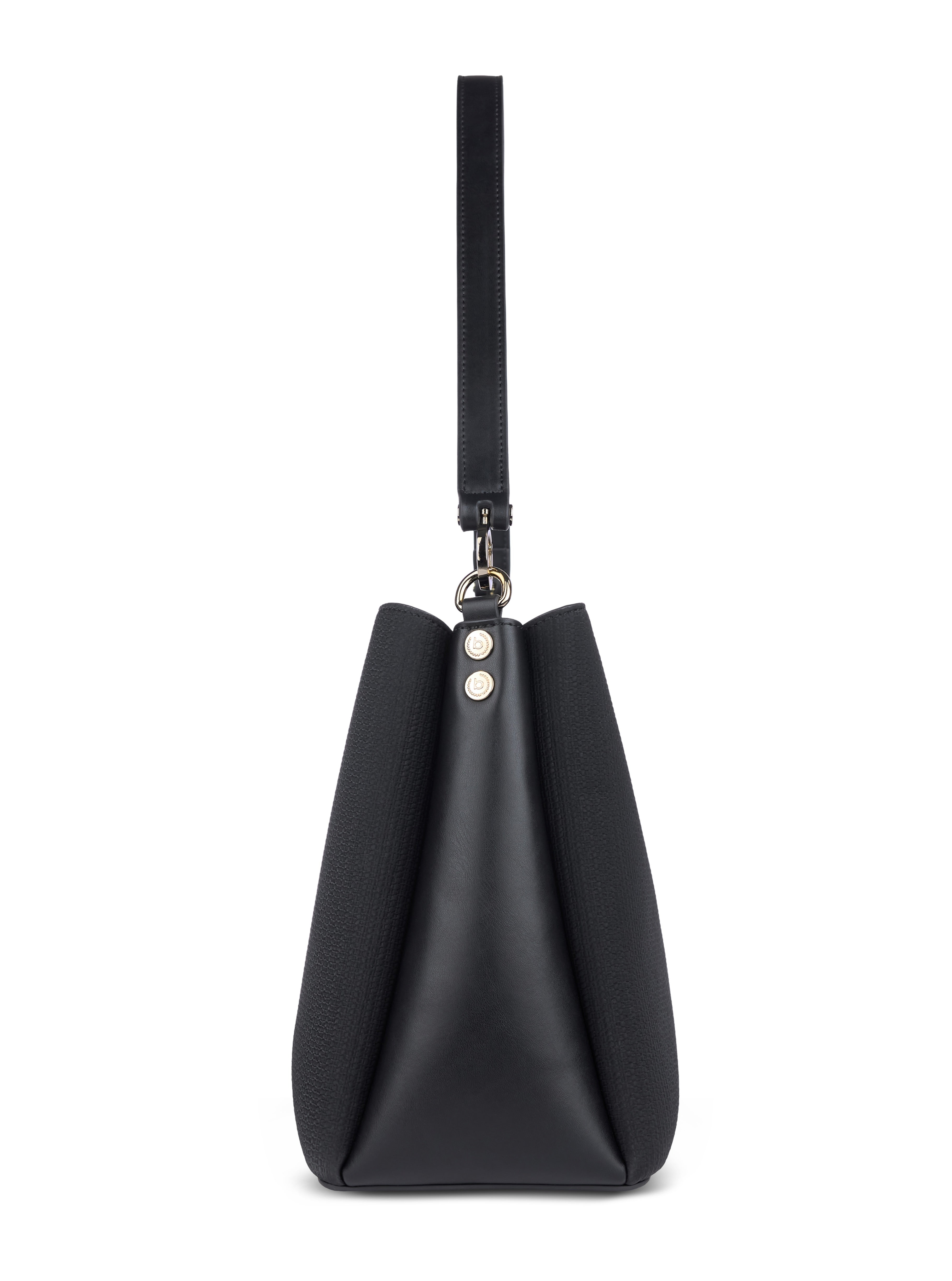Bugatti LEAH Schultertasche L, schwarz – Ansicht 5
