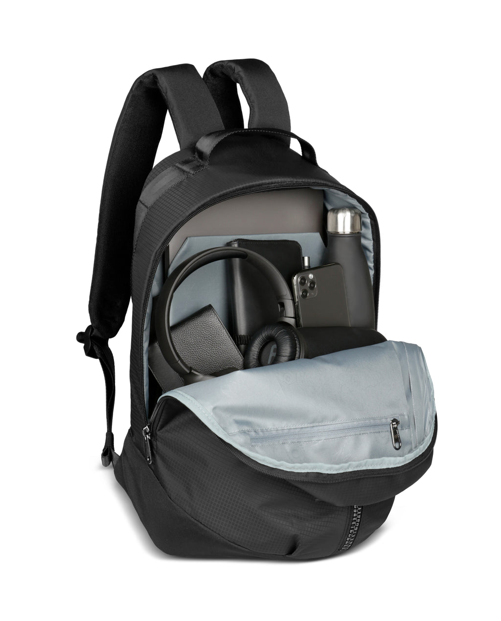 Bugatti Letter's Rucksack, schwarz – 49645101 – Ansicht 1