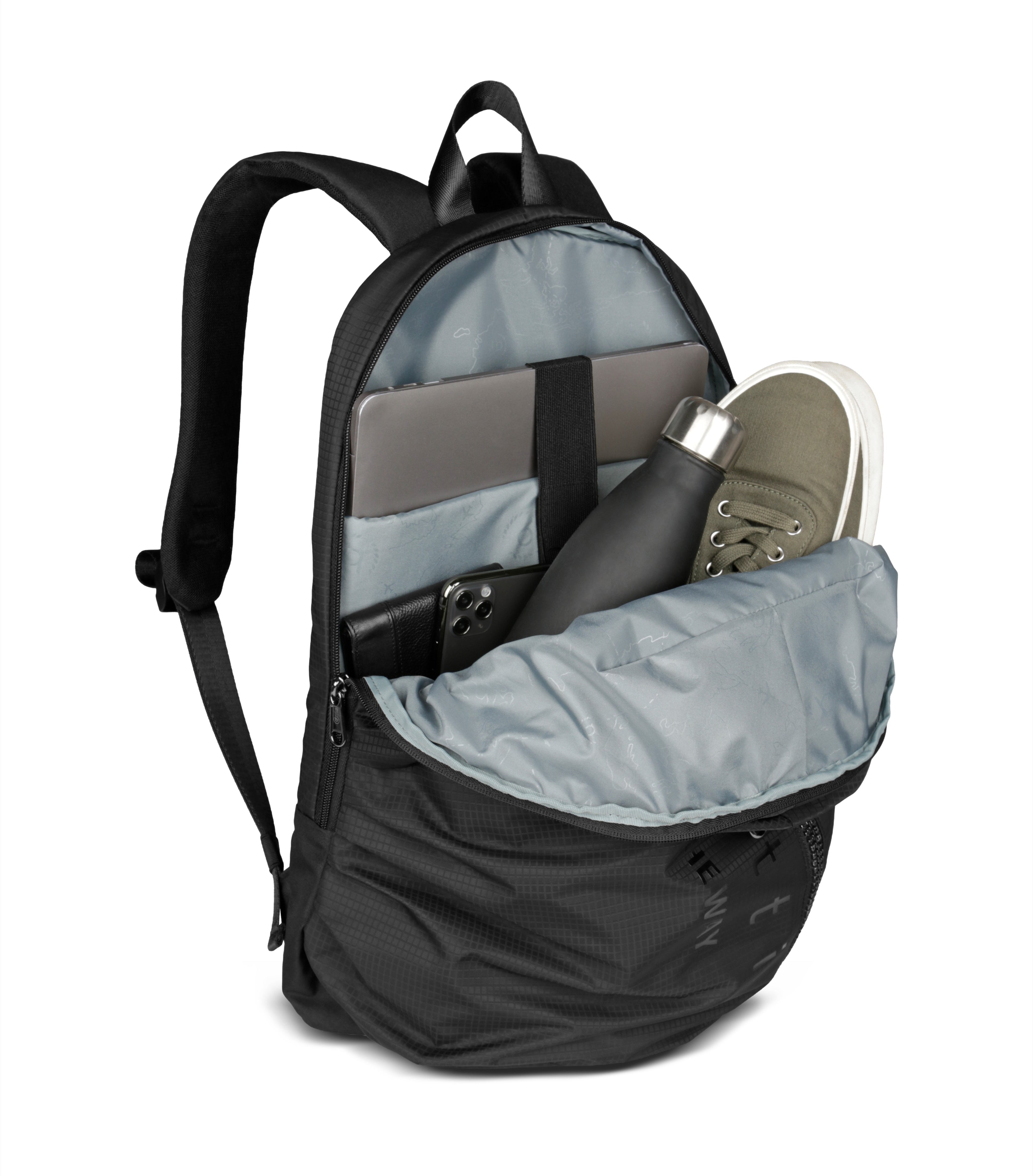 Bugatti Letter's Rucksack, schwarz – 49645401 – Ansicht 1