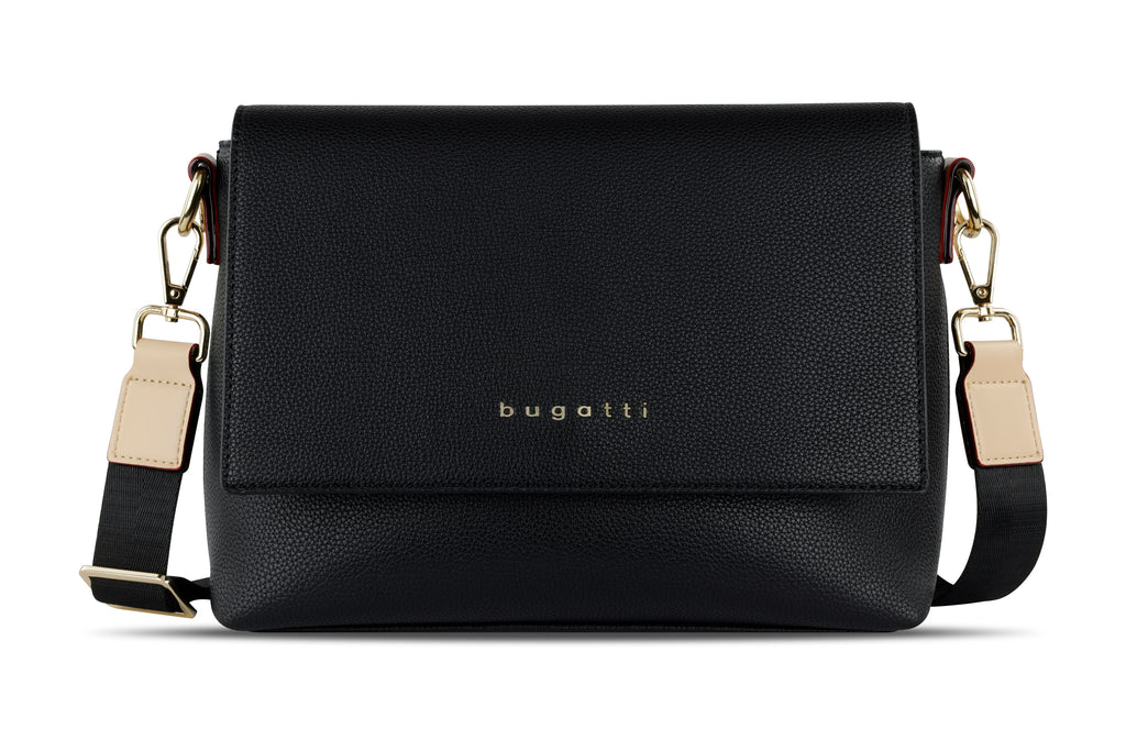 Bugatti Schultertasche Ella, Schwarz
