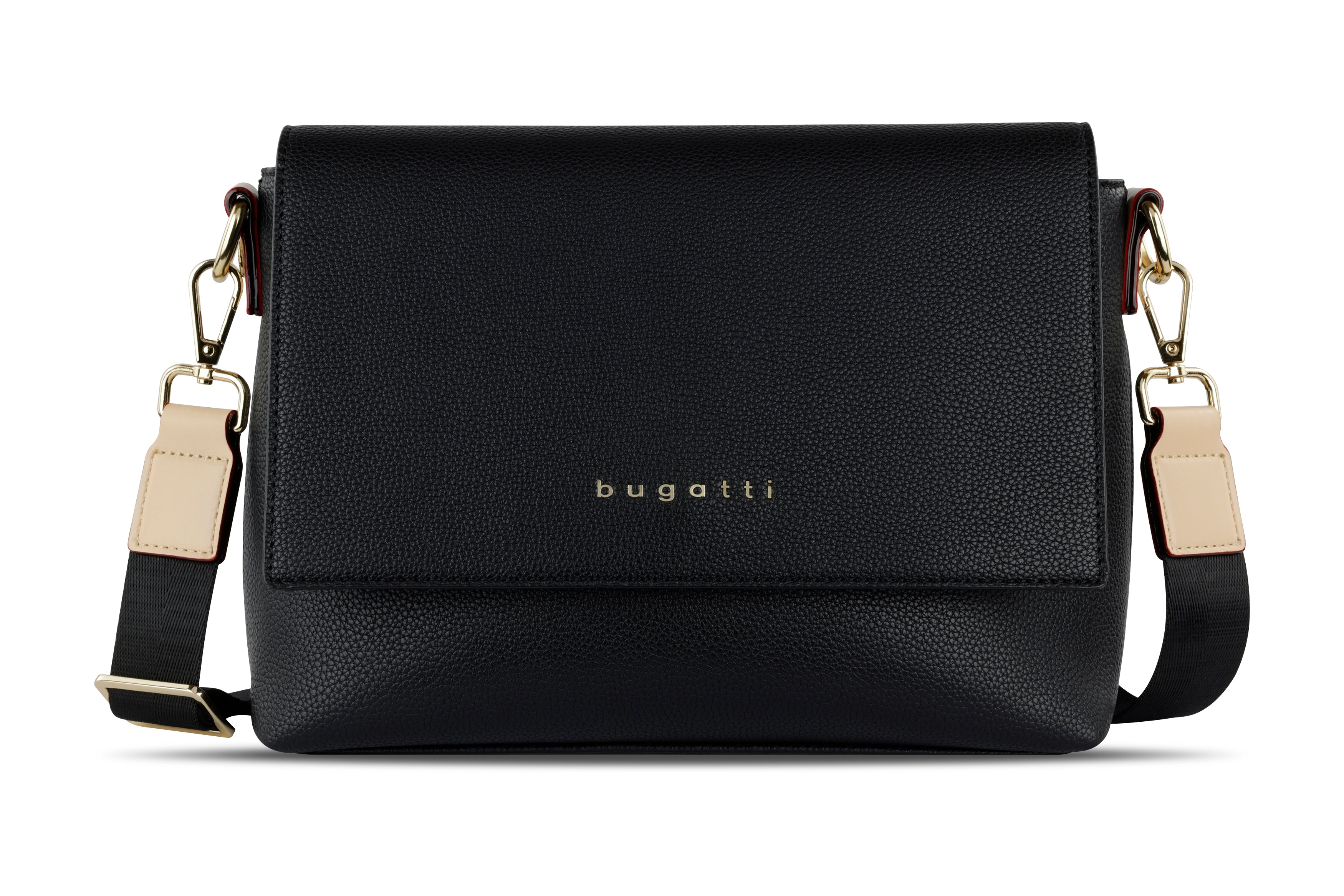 Bugatti Schultertasche Ella, Schwarz