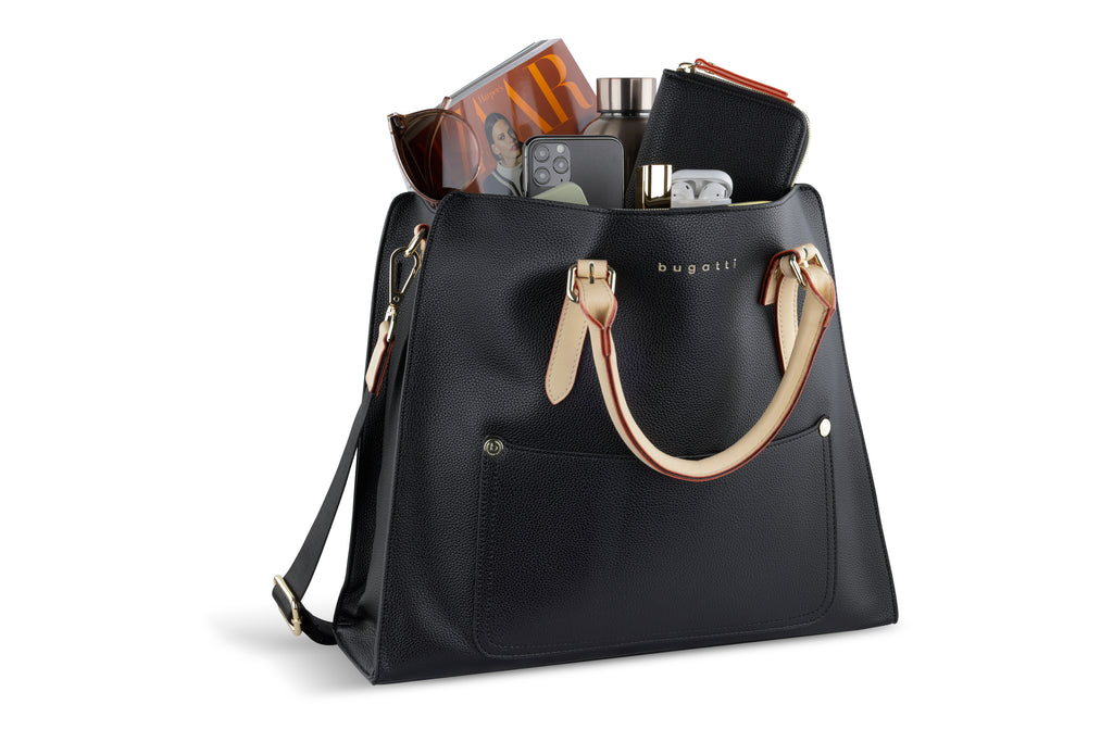 Bugatti ELLA Kurzgrifftasche XL, schwarz – Ansicht 1