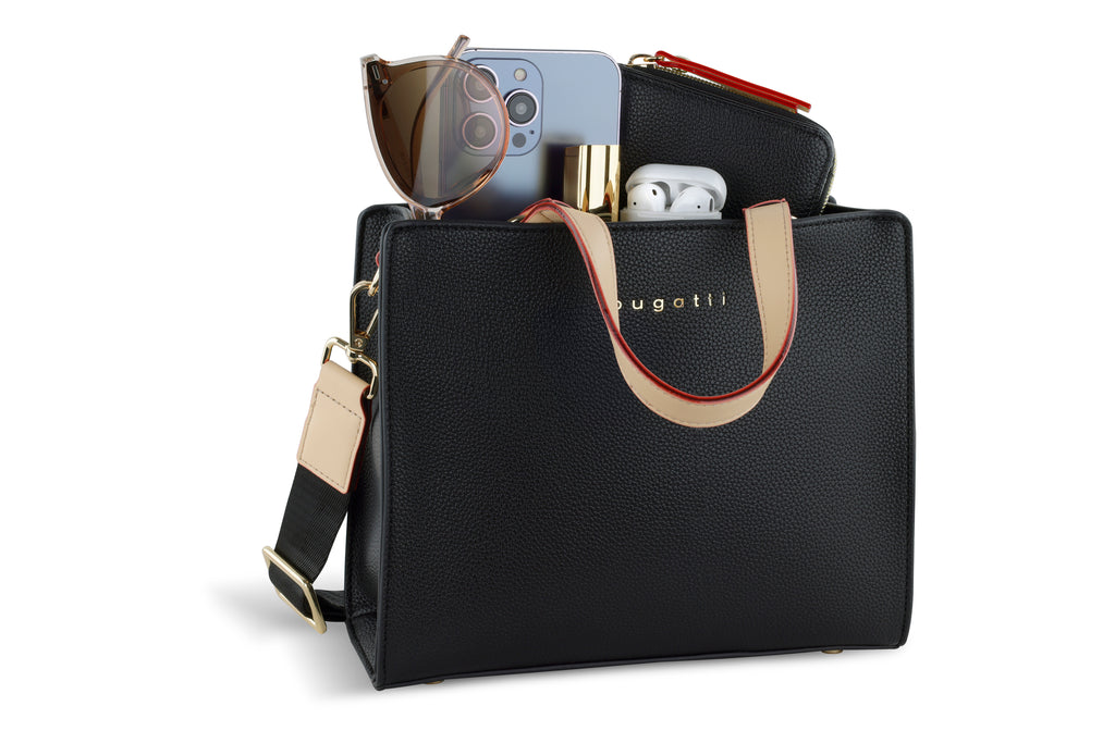 Bugatti ELLA Tote Bag Mini, schwarz – Ansicht 1