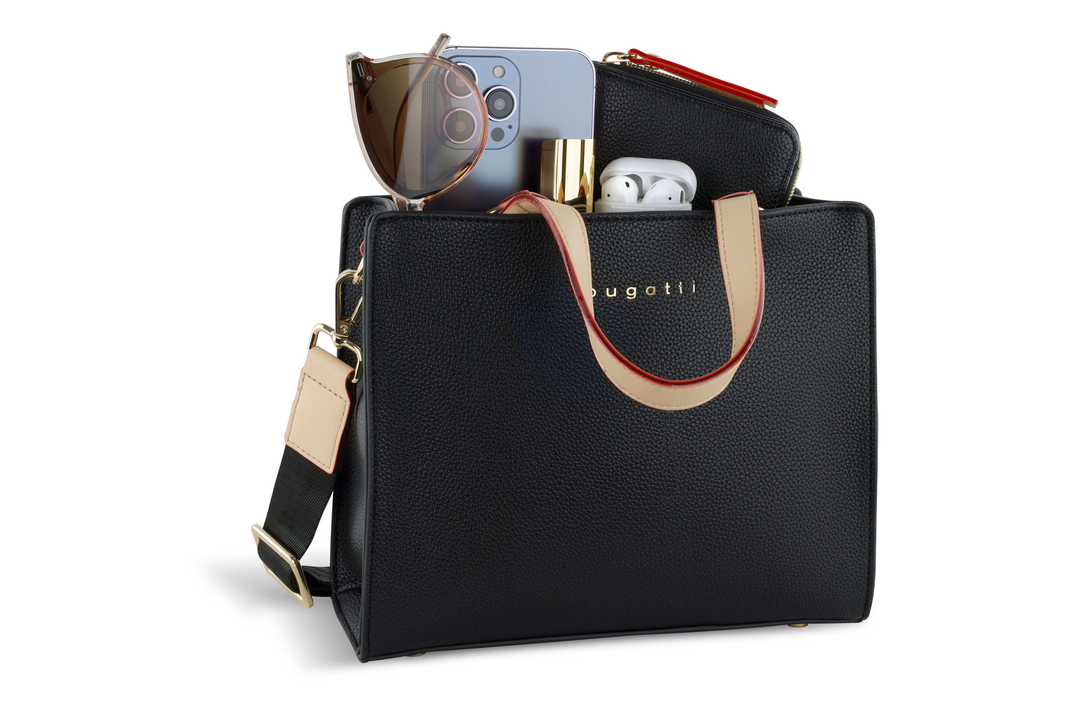 Bugatti ELLA Tote Bag Mini, schwarz – Ansicht 1