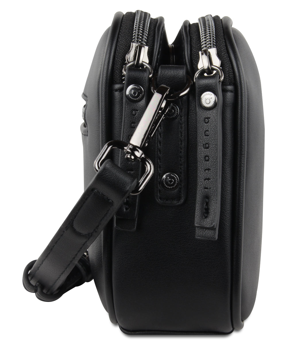 Bugatti Almata Schultertasche, schwarz – Ansicht 5