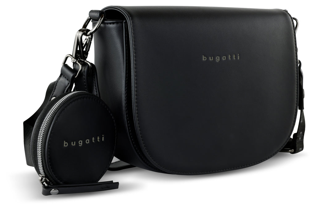 Bugatti Almata Schultertasche M, schwarz – 49665801 – Ansicht 3