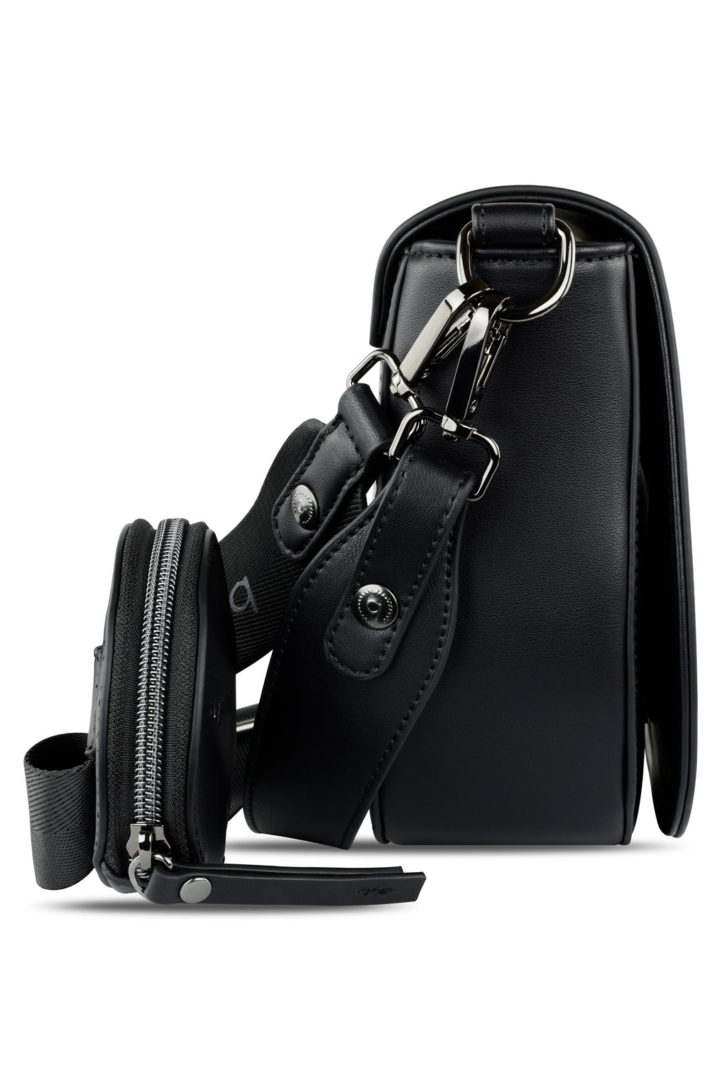 Bugatti Almata Schultertasche M, schwarz – 49665801 – Ansicht 6