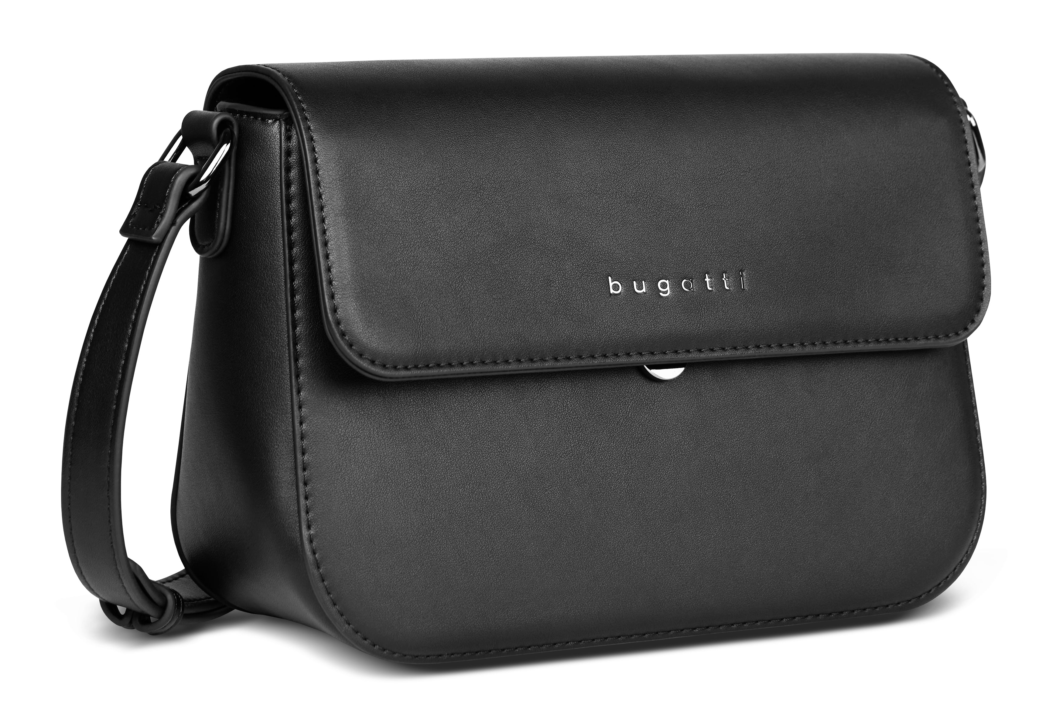 Bugatti Almata Schultertasche M, schwarz – 49666301 – Ansicht 3
