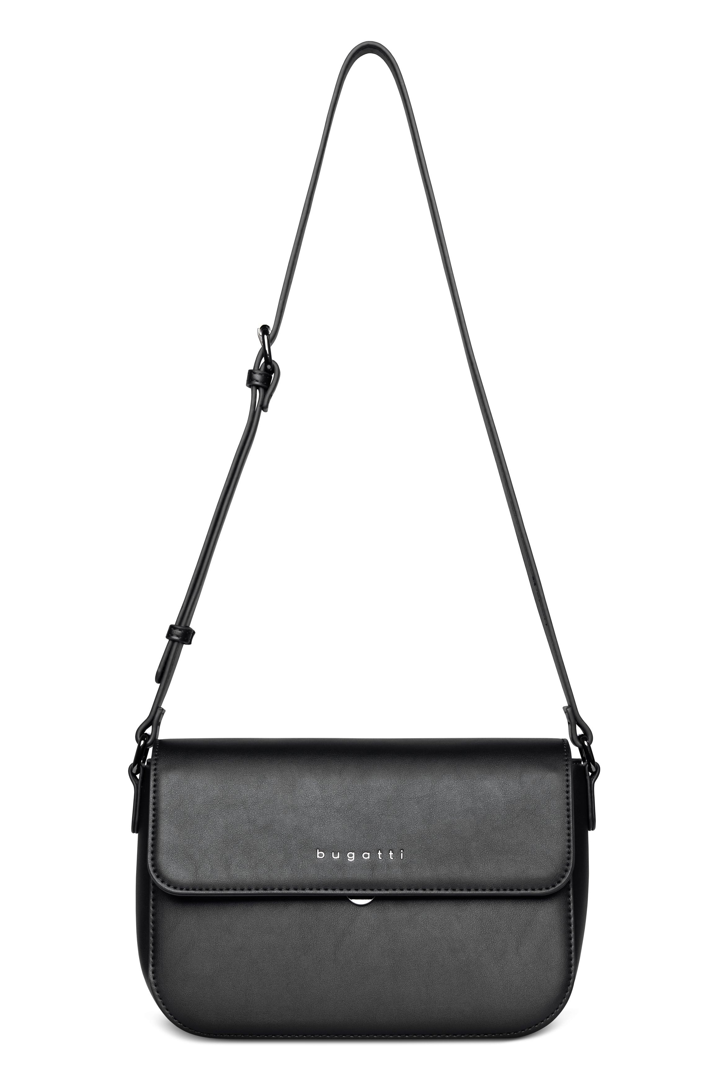 Bugatti Almata Schultertasche M, schwarz – 49666301 – Ansicht 6