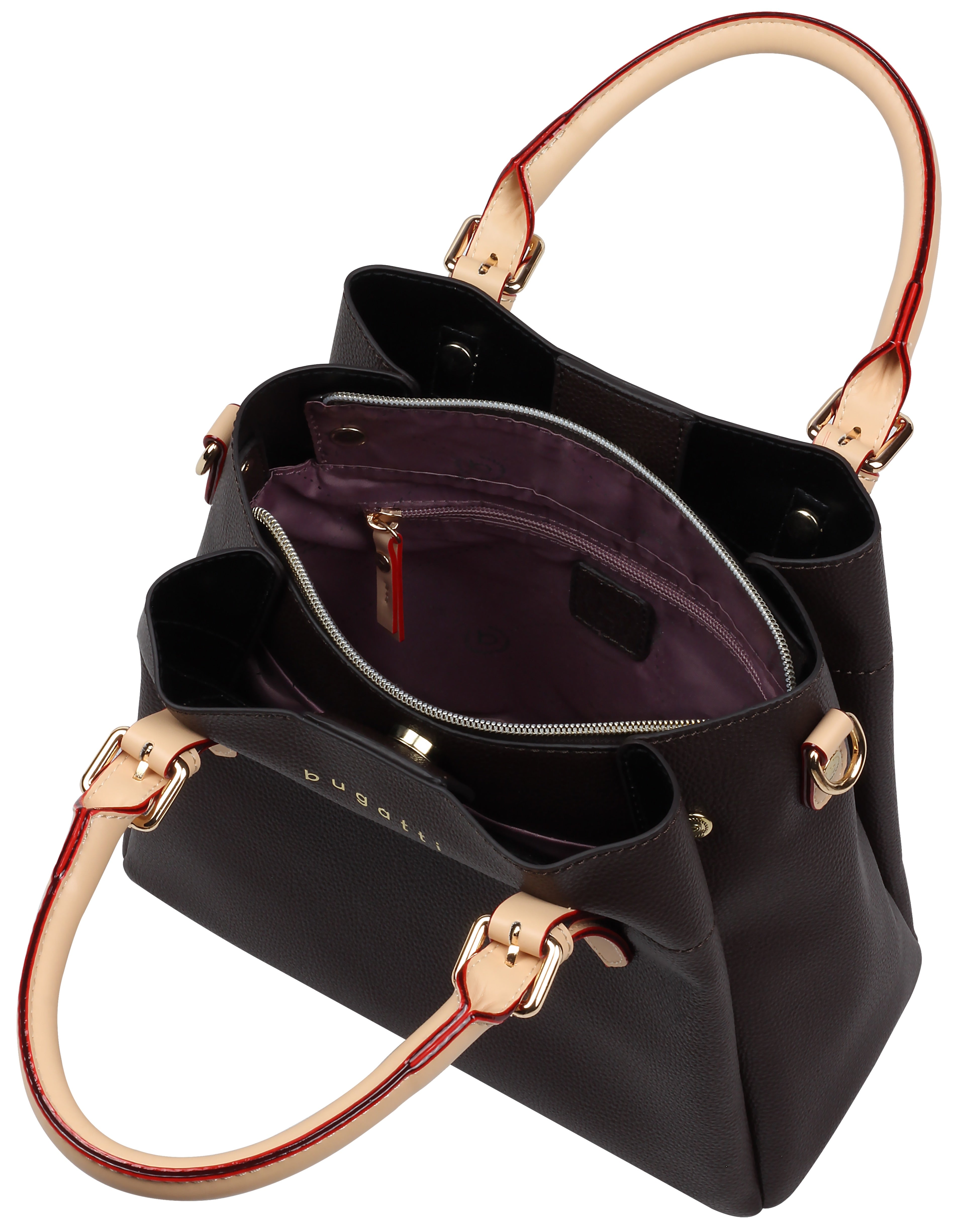 Bugatti Ella Kurzgrifftasche M, dunkelbraun – Ansicht 1