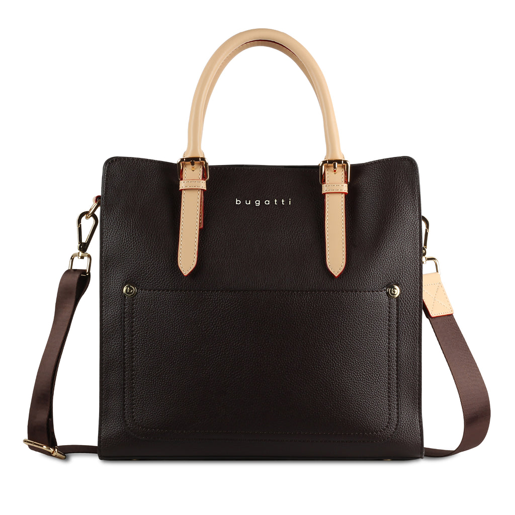 Bugatti Ella Kurzgrifftasche L, dunkelbraun – Ansicht 2