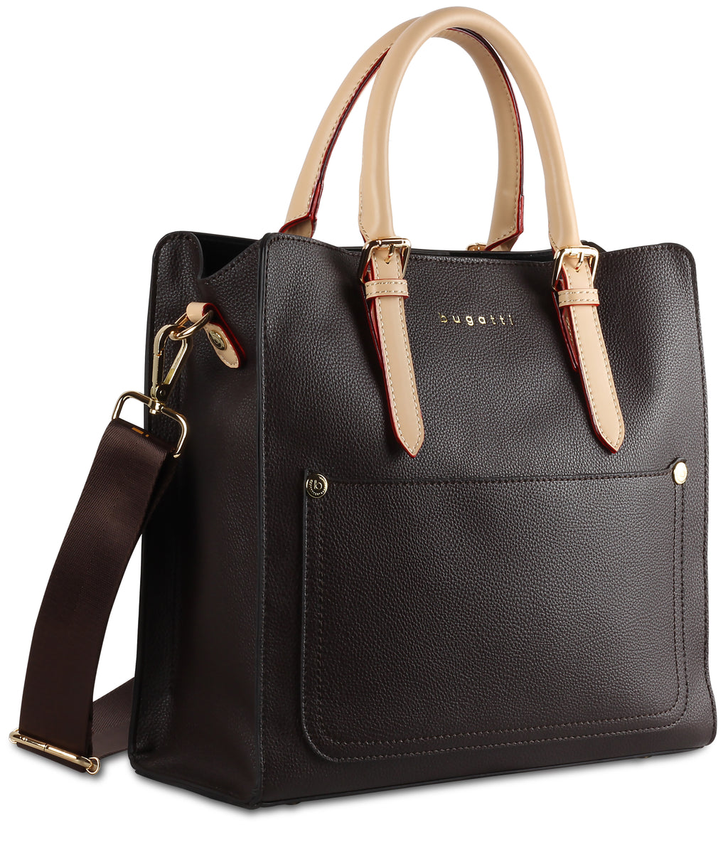 Bugatti Ella Kurzgrifftasche L, dunkelbraun – Ansicht 3