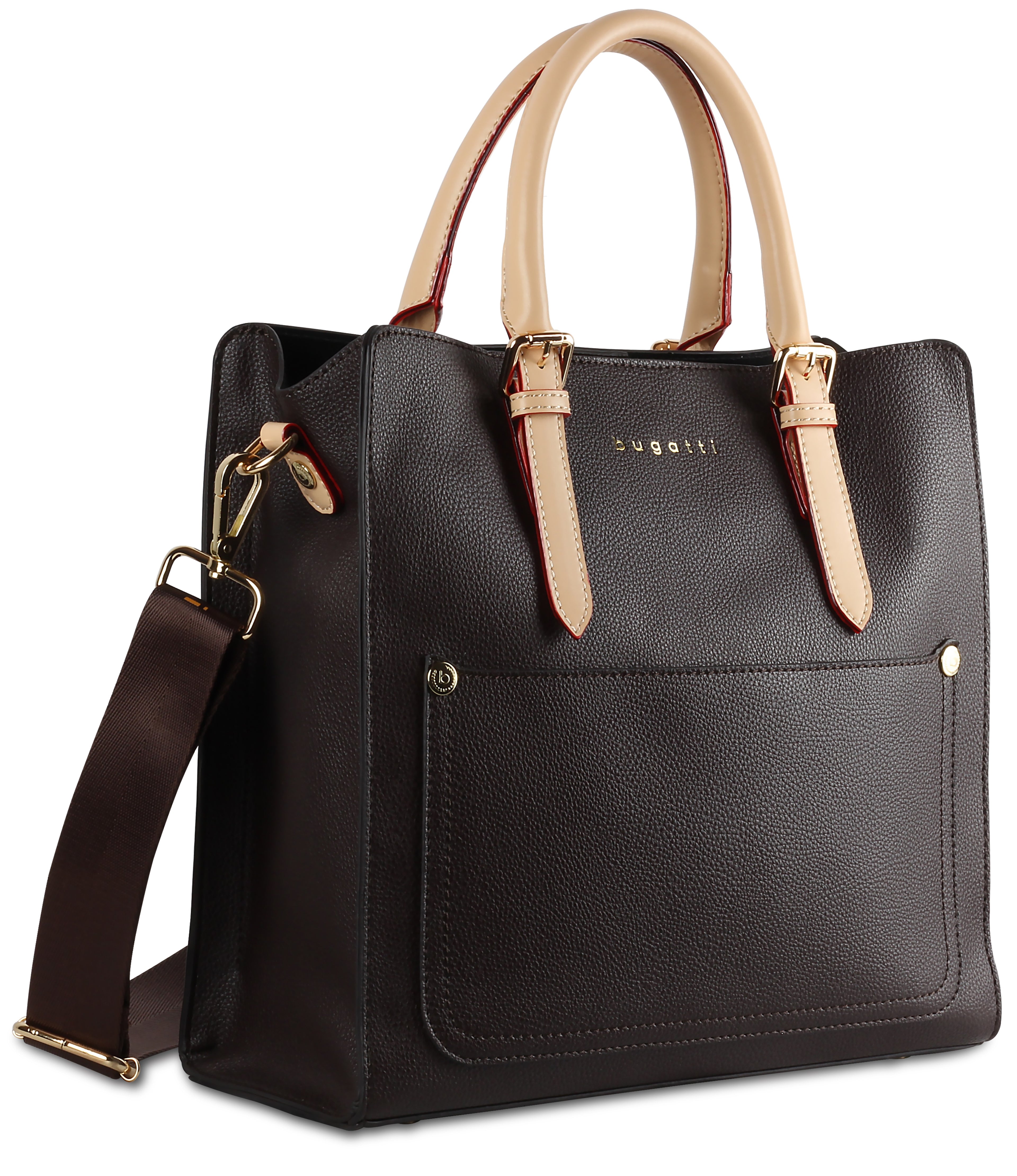 Bugatti Ella Kurzgrifftasche L, dunkelbraun – Ansicht 3